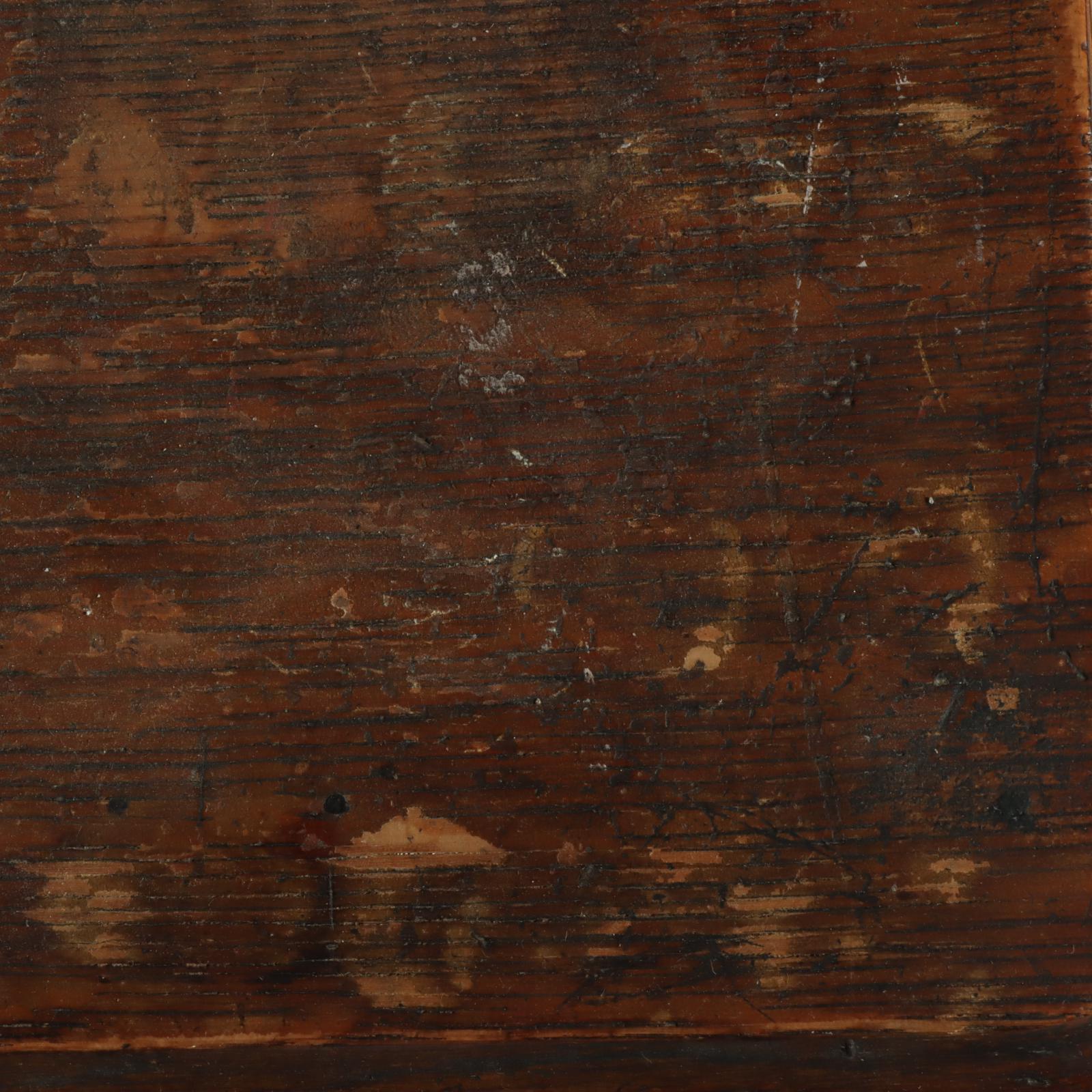 Singer Treadle-Wheel Sewing Machine with Oak and Iron Cabinet, Early 20th C.