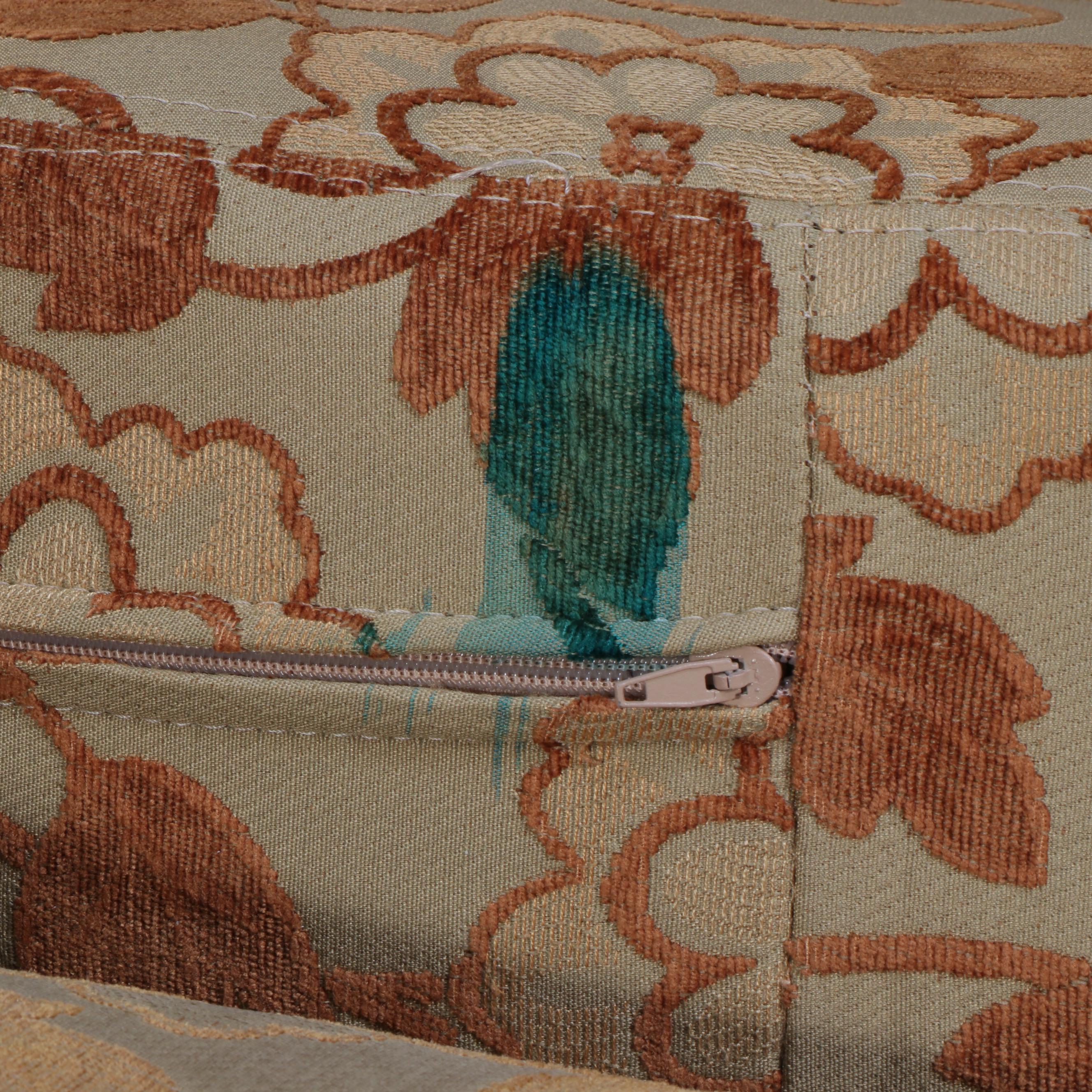 Pair of Klaussner Home Furnishings Custom-Upholstered Swivel-Gliders