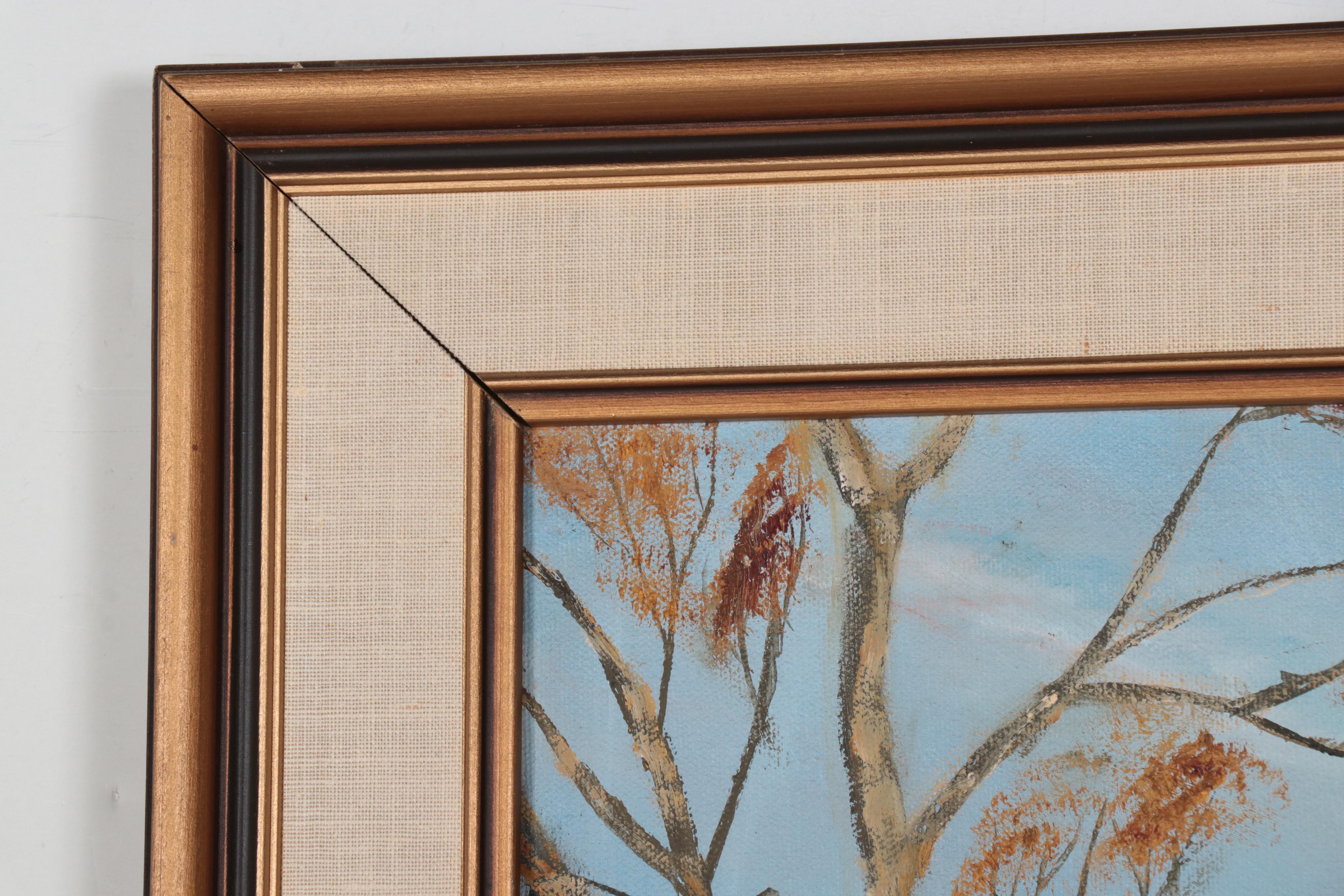 William Patrick Oil Painting of Winter Landscape