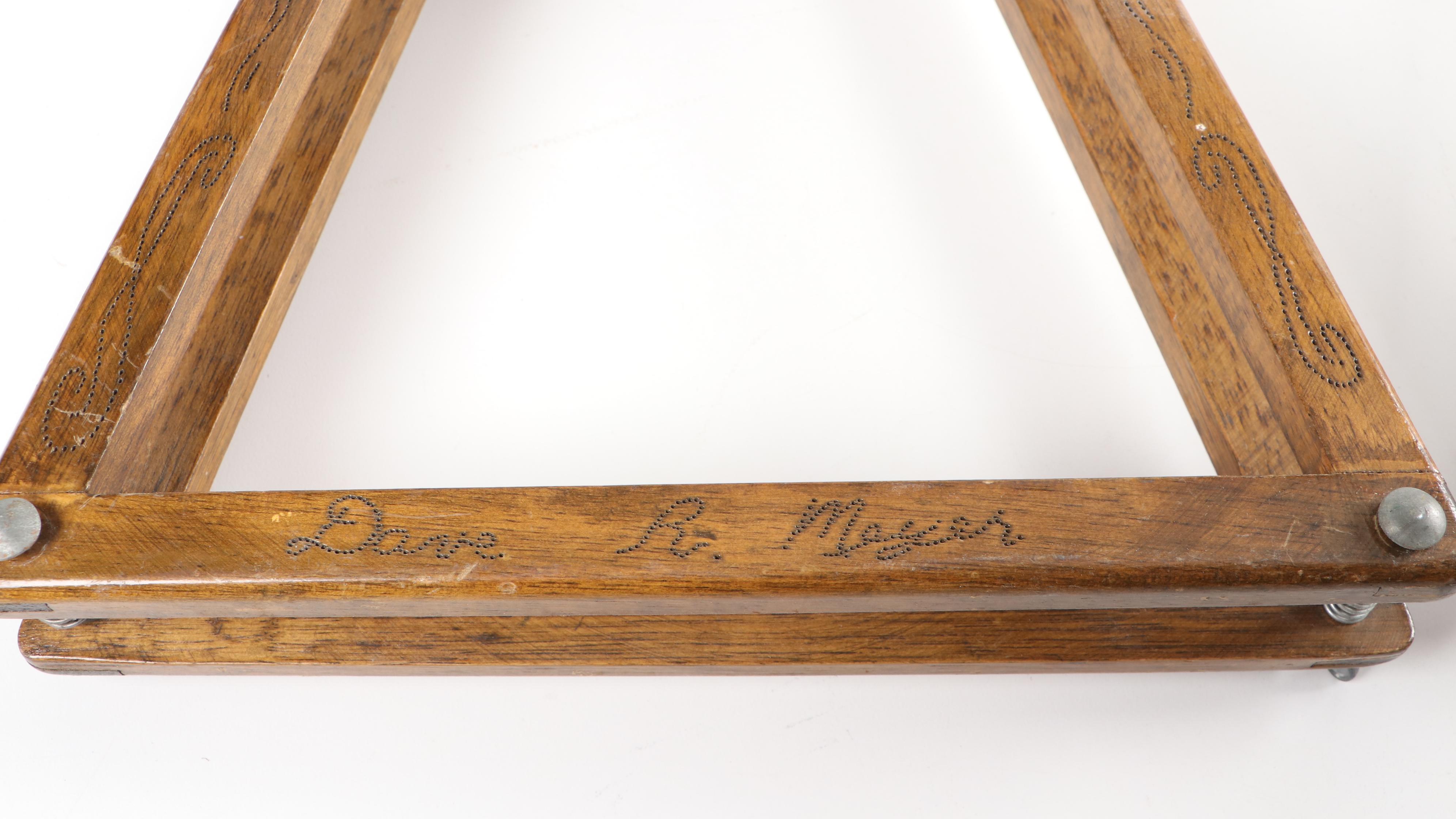 Spalding, MacGregor, More Model Tennis Rackets with Press Holders, Mid-20th C.