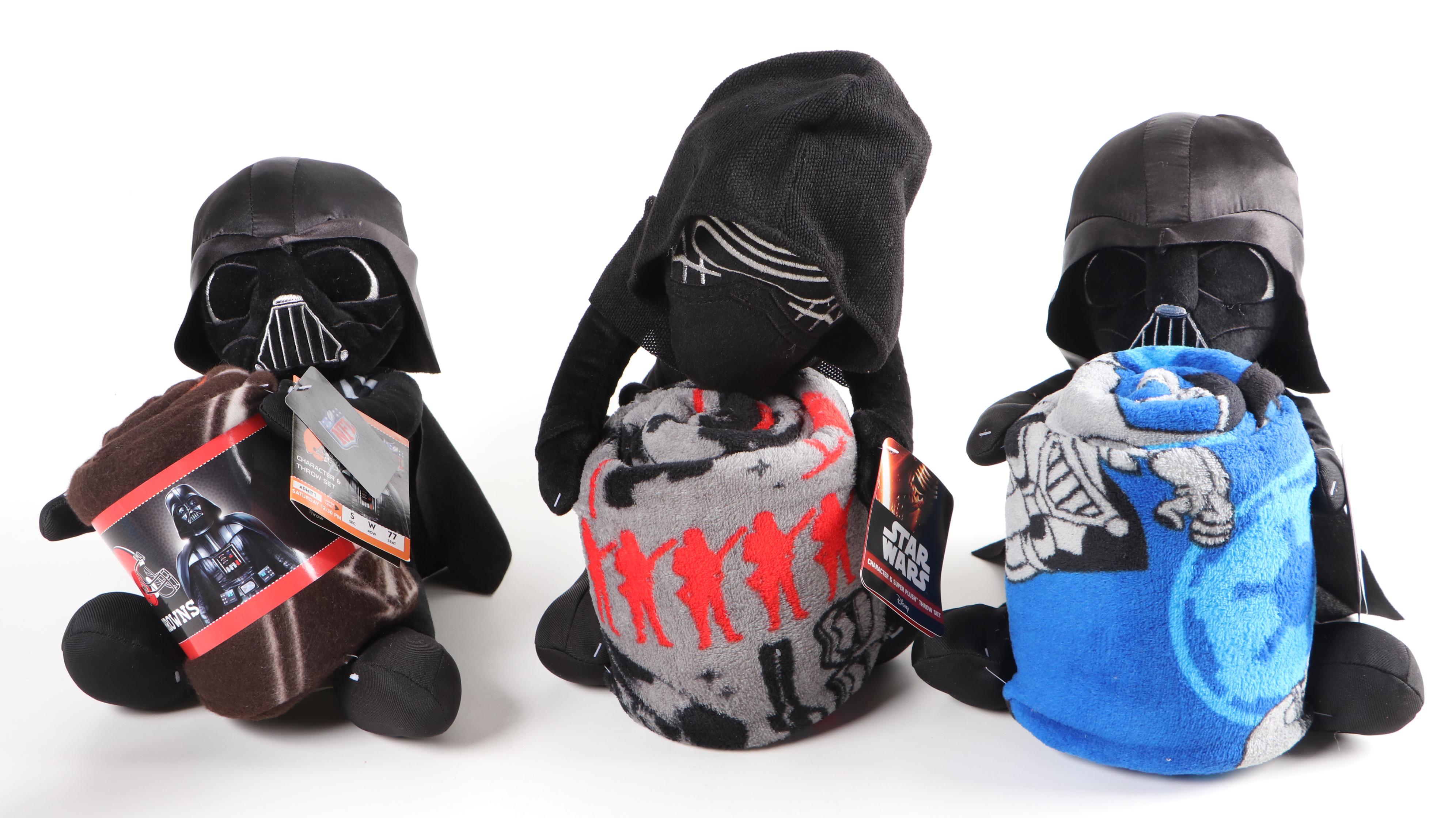 Mattel, Hallmark and Other Star Wars Themed Plush Toys and Blanket