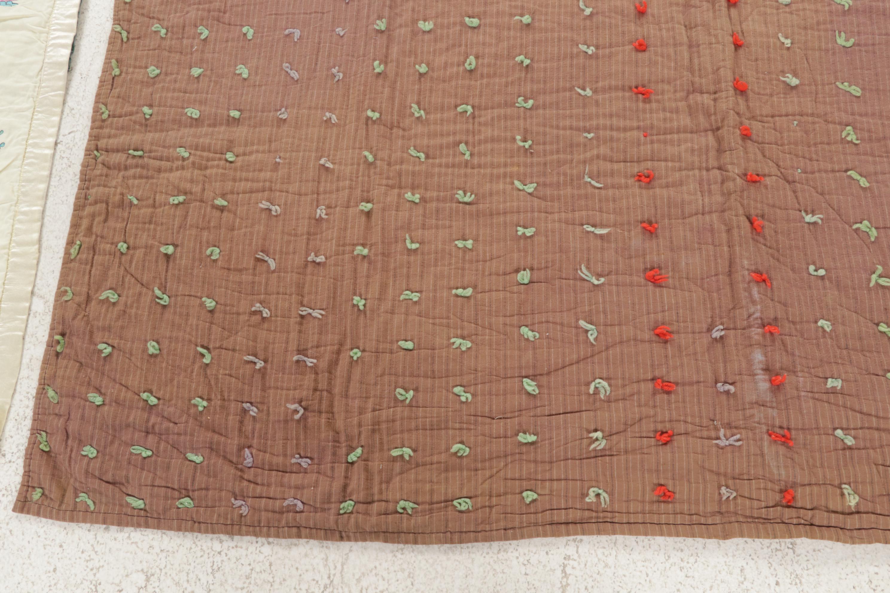 Hand-Tied Comforter and Quilted Baby Blankets with Printed Baby Blanket