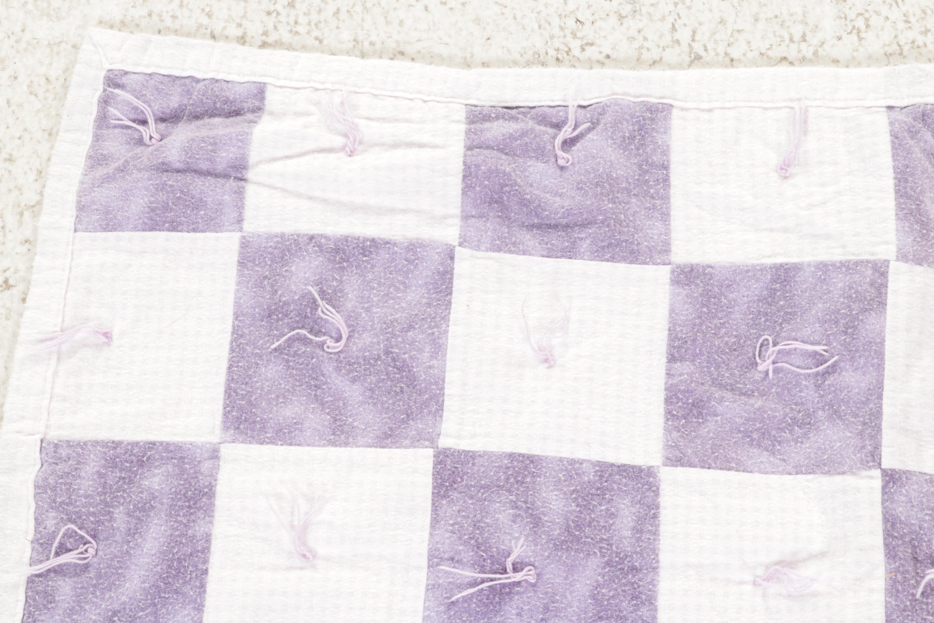 Hand-Tied Comforter and Quilted Baby Blankets with Printed Baby Blanket