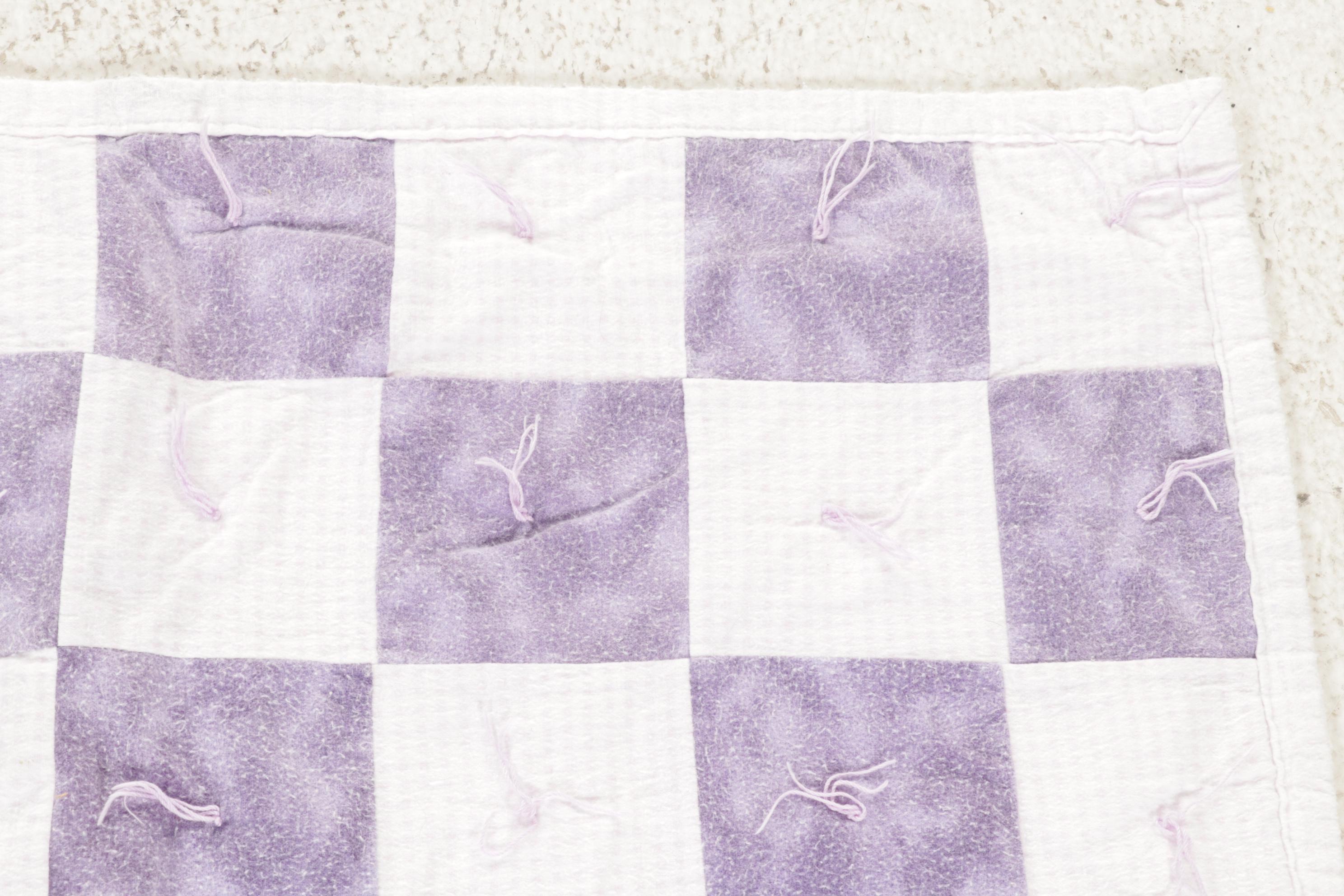 Hand-Tied Comforter and Quilted Baby Blankets with Printed Baby Blanket