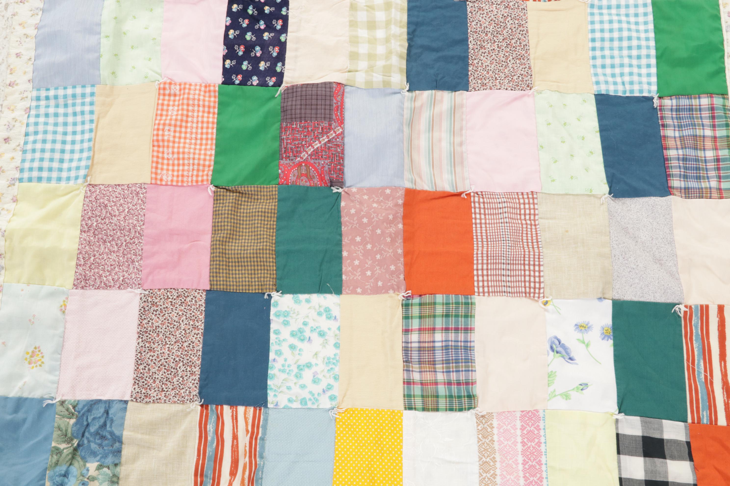 Hand-Tied Comforter and Quilted Baby Blankets with Printed Baby Blanket