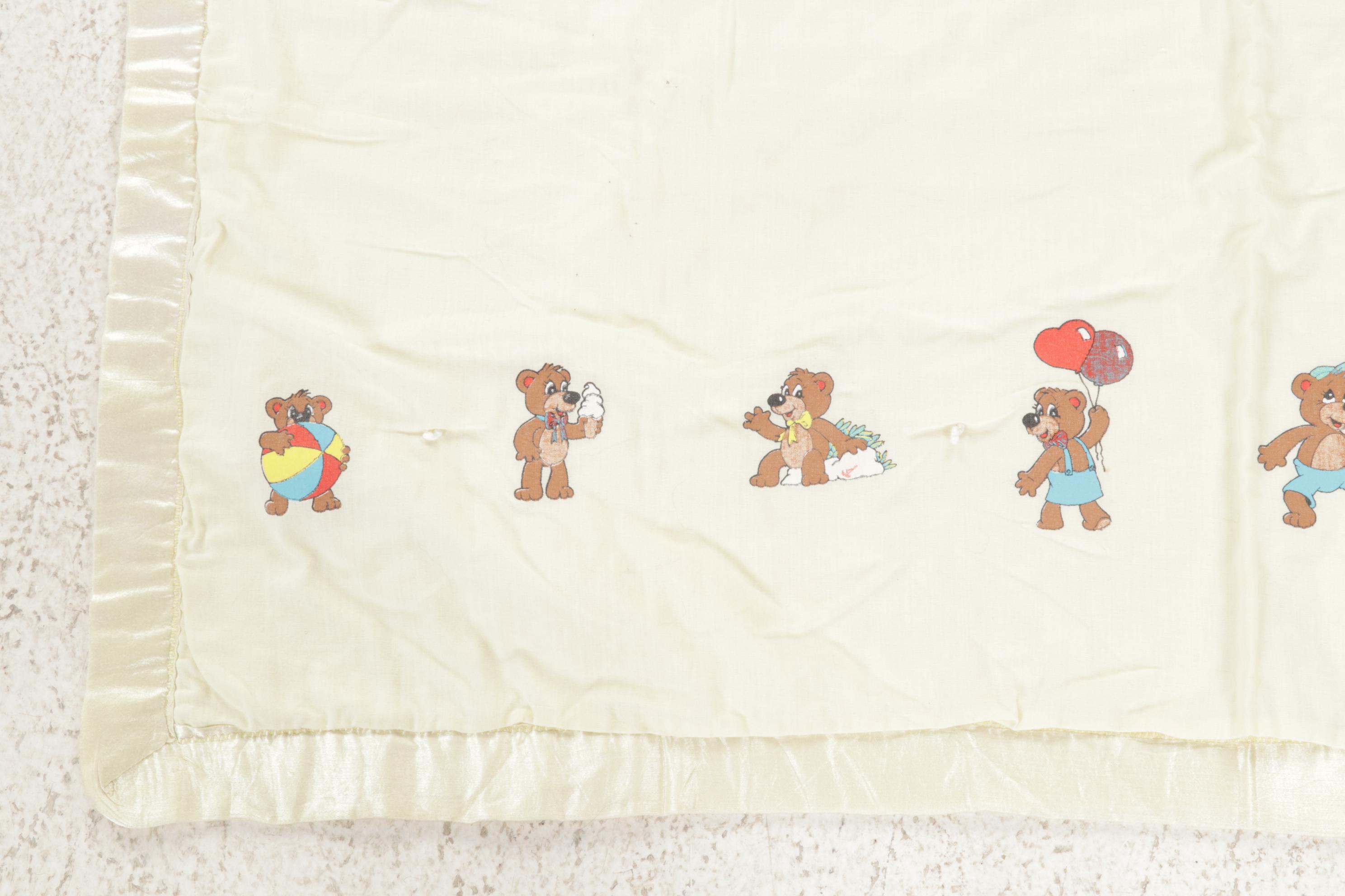 Hand-Tied Comforter and Quilted Baby Blankets with Printed Baby Blanket