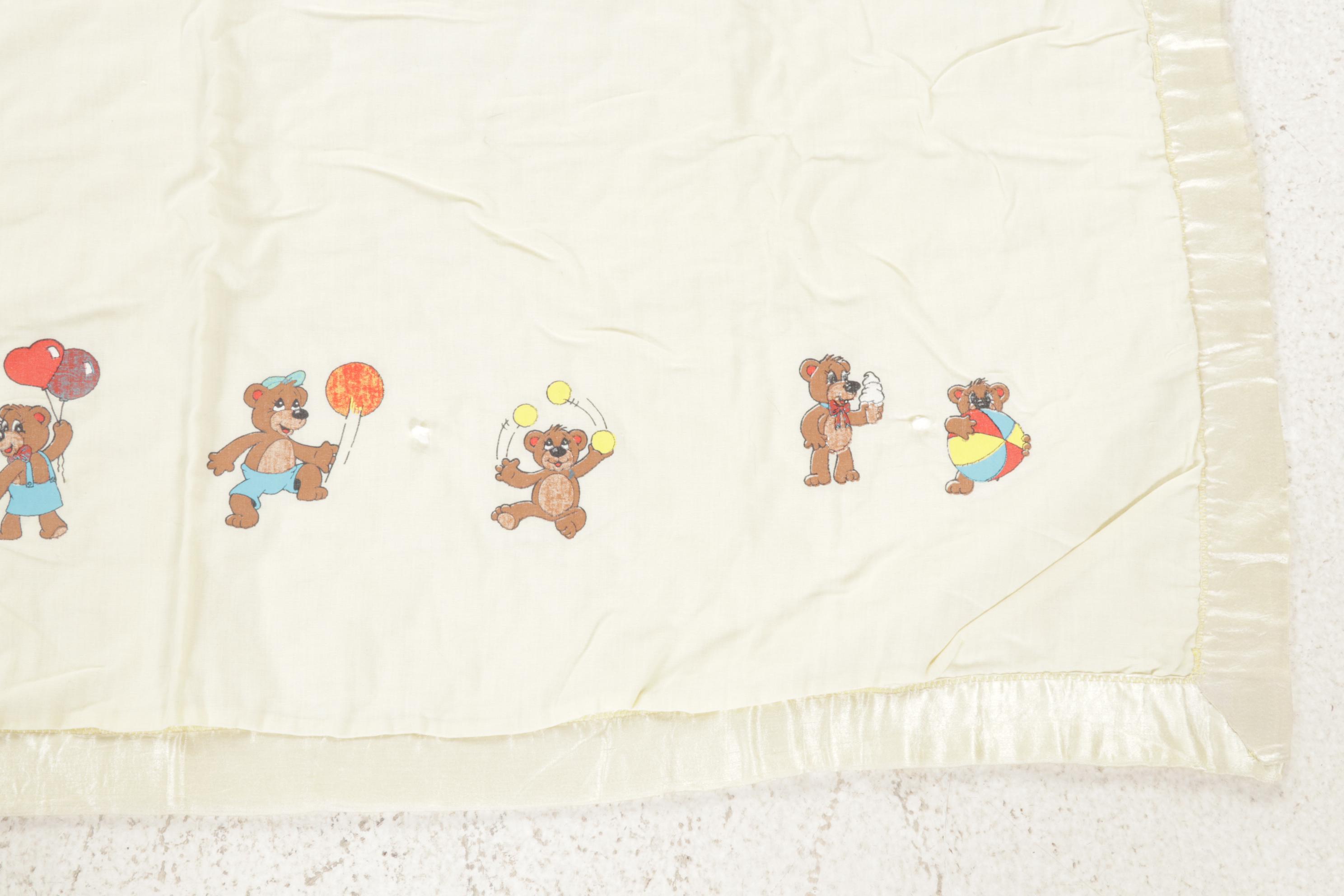 Hand-Tied Comforter and Quilted Baby Blankets with Printed Baby Blanket