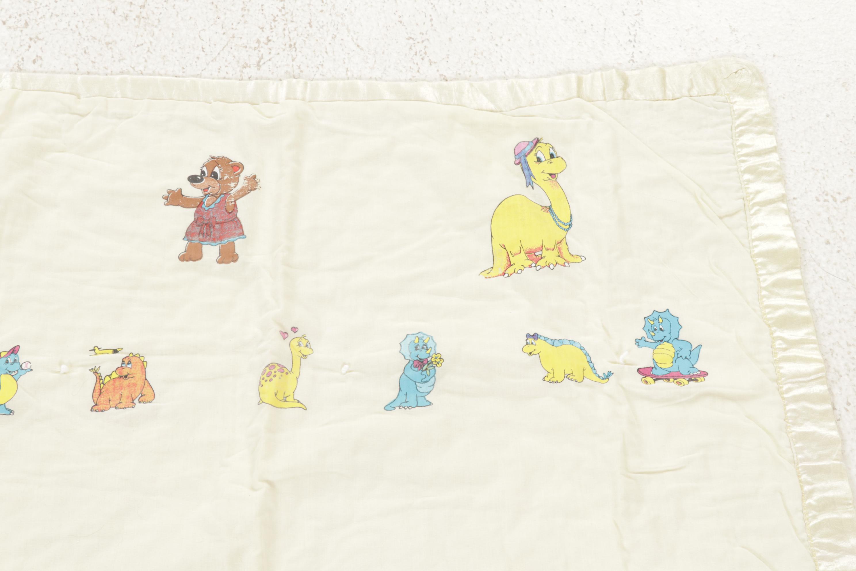 Hand-Tied Comforter and Quilted Baby Blankets with Printed Baby Blanket