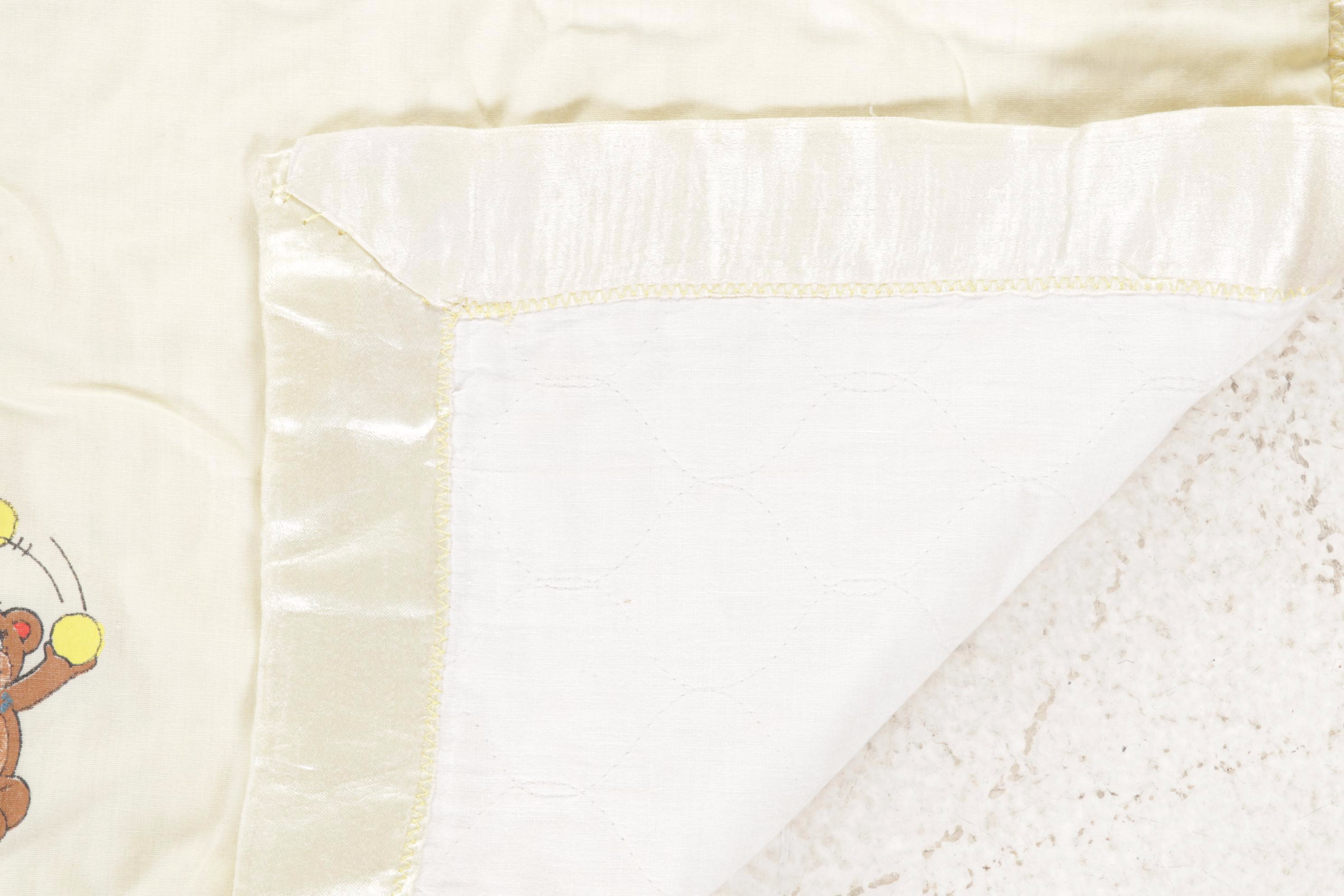 Hand-Tied Comforter and Quilted Baby Blankets with Printed Baby Blanket