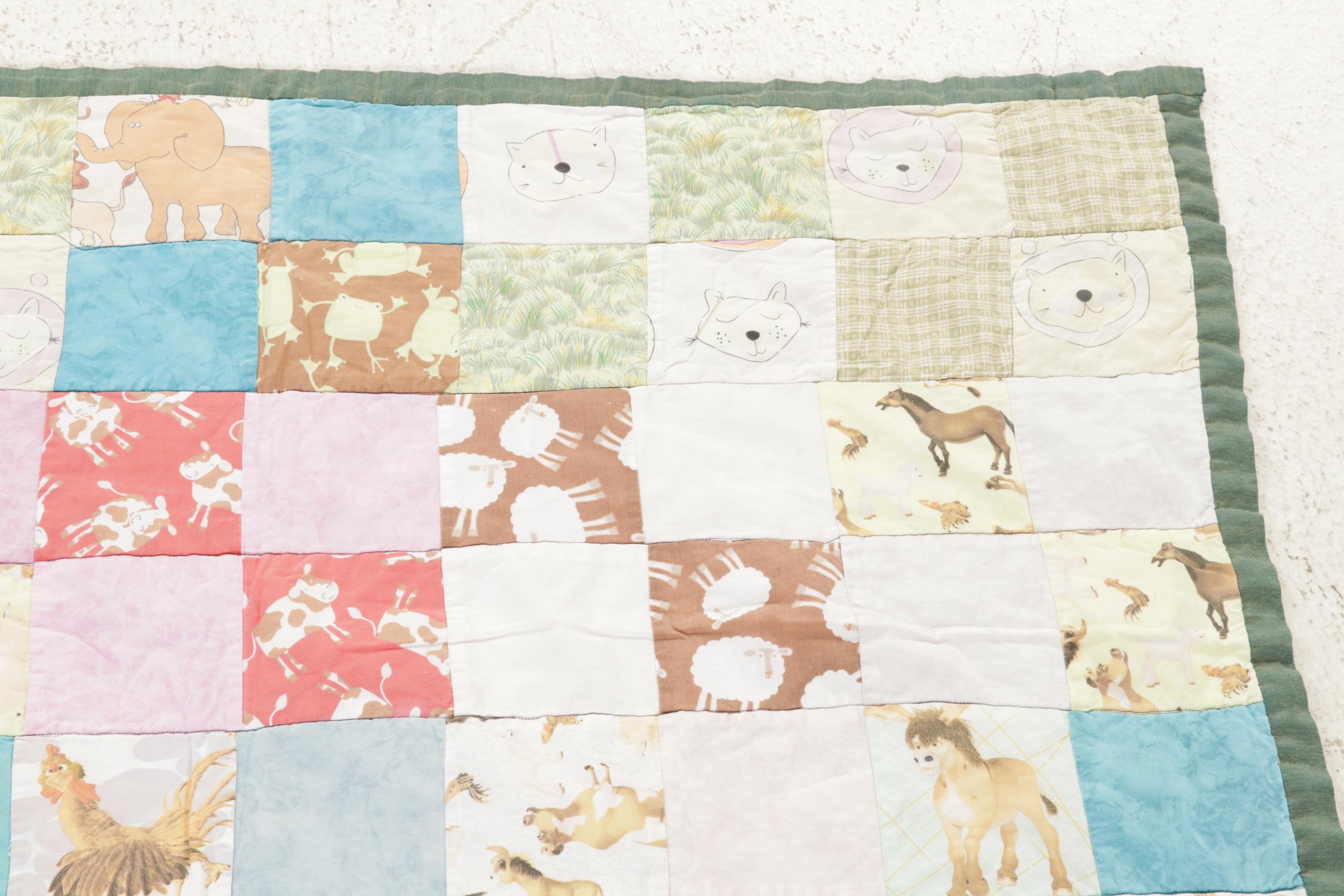 Hand-Tied Comforter and Quilted Baby Blankets with Printed Baby Blanket