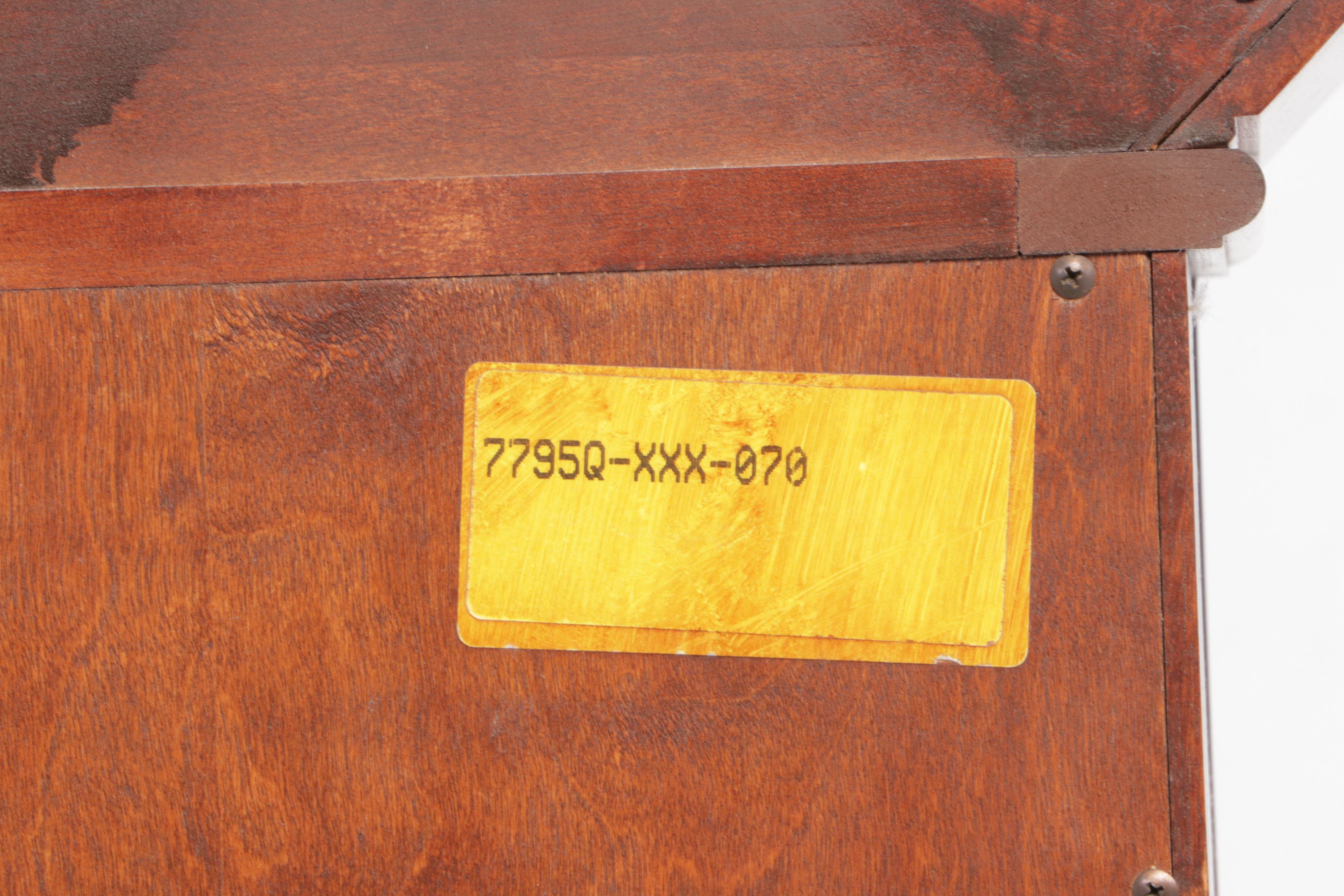 Nichols & Stone Co. Shaker Style Cherry China Cabinet, Late 20th Century