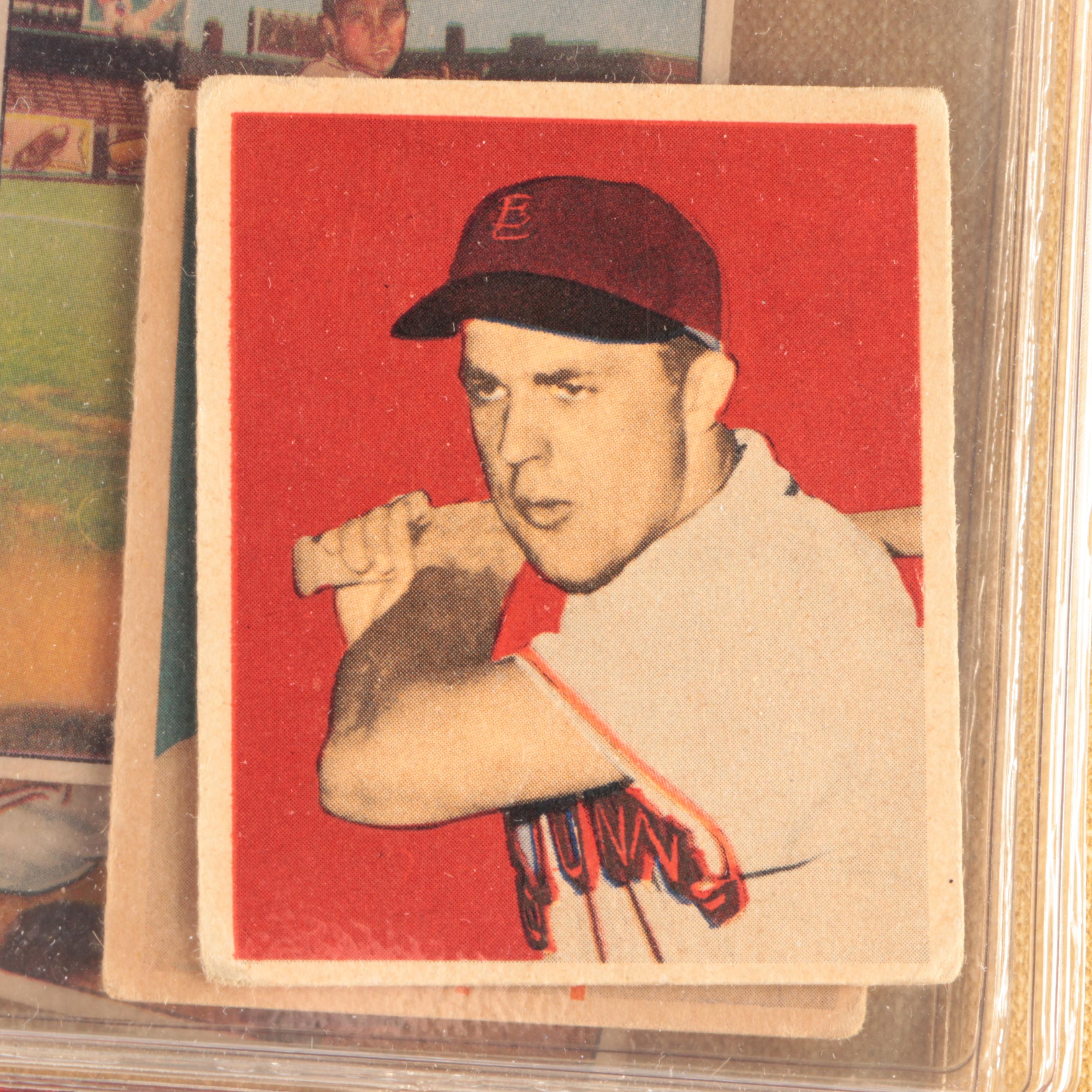 1949 and 1950 Bowman Baseball Cards with Sievers, DeMars, Savage and More