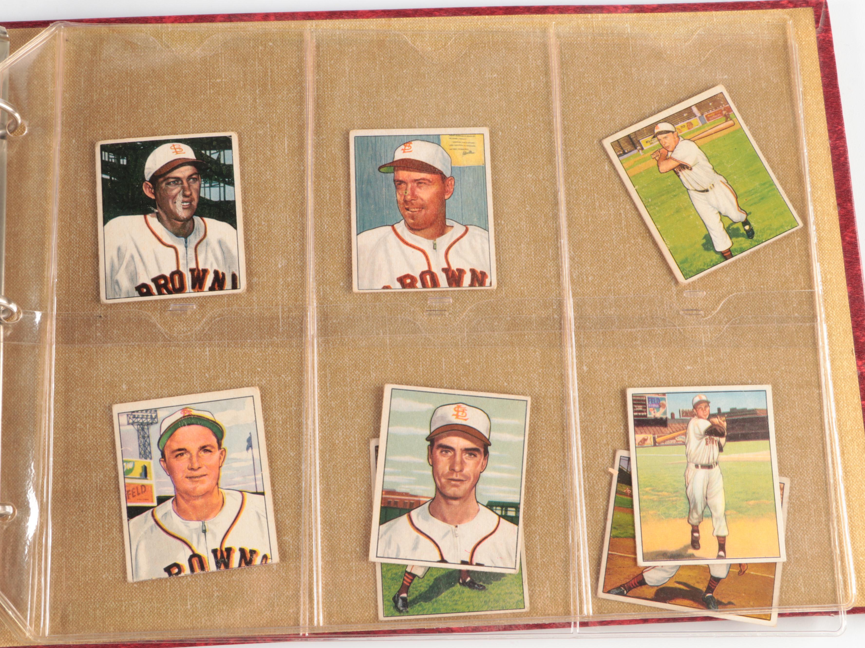 1949 and 1950 Bowman Baseball Cards with Sievers, DeMars, Savage and More