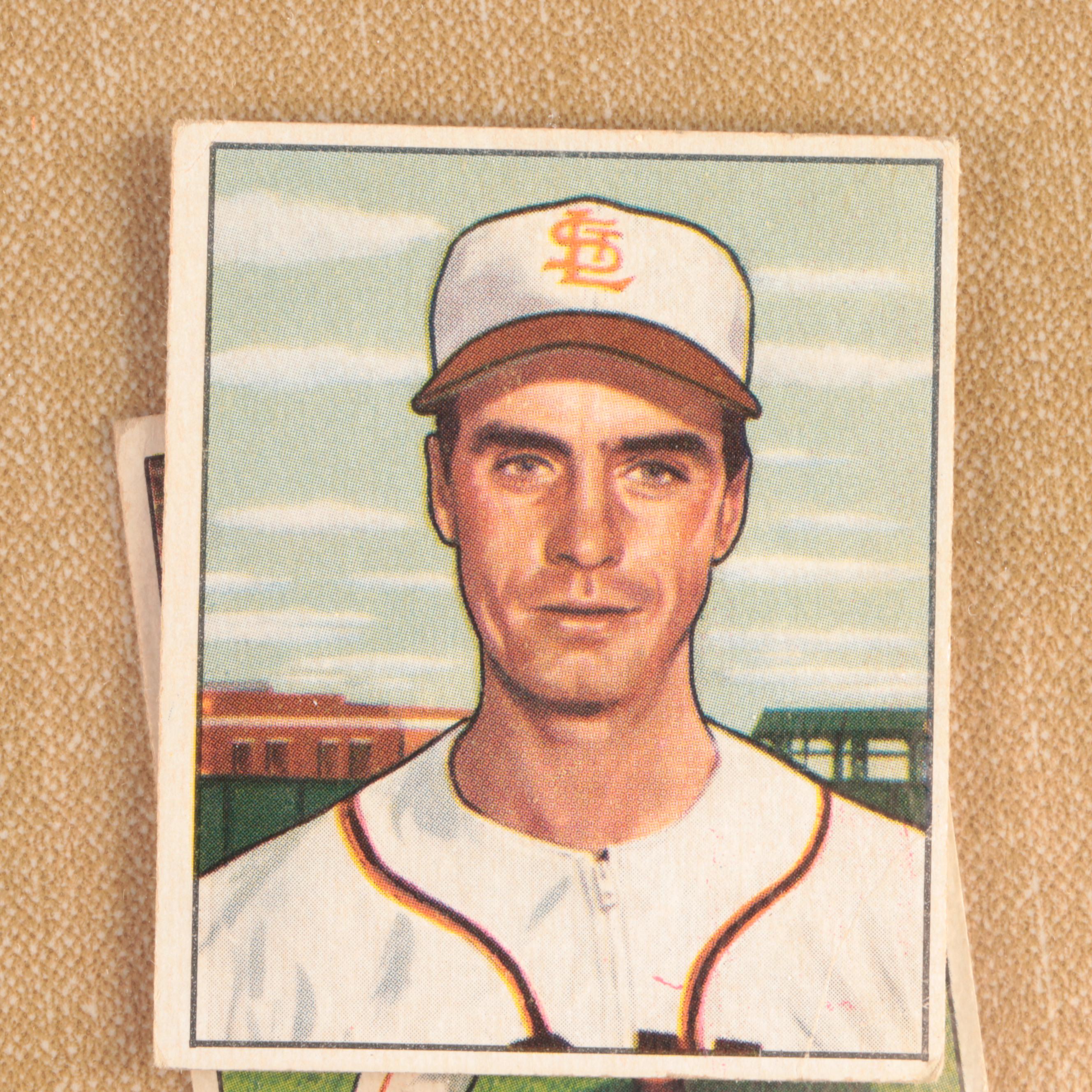 1949 and 1950 Bowman Baseball Cards with Sievers, DeMars, Savage and More