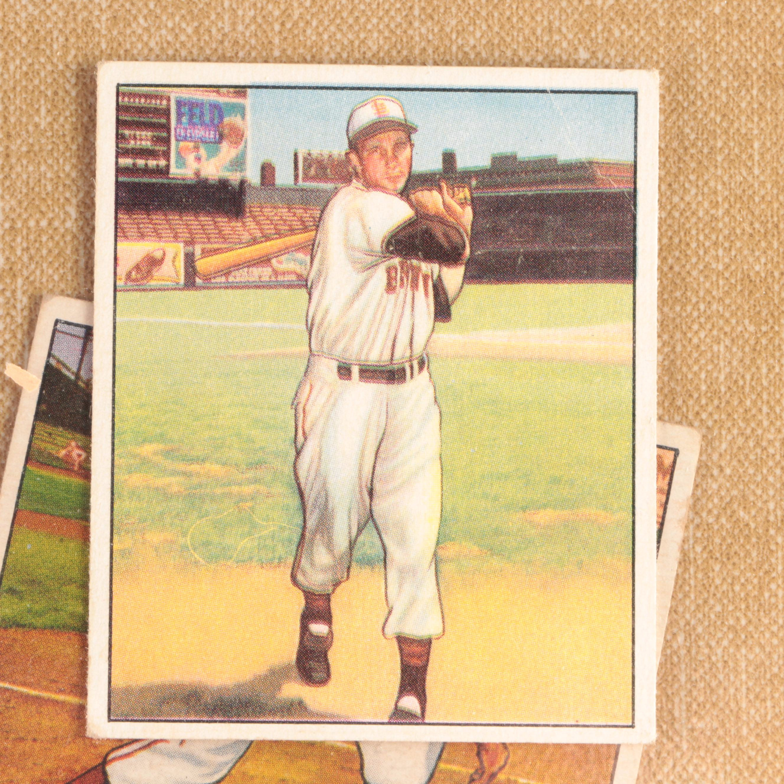 1949 and 1950 Bowman Baseball Cards with Sievers, DeMars, Savage and More