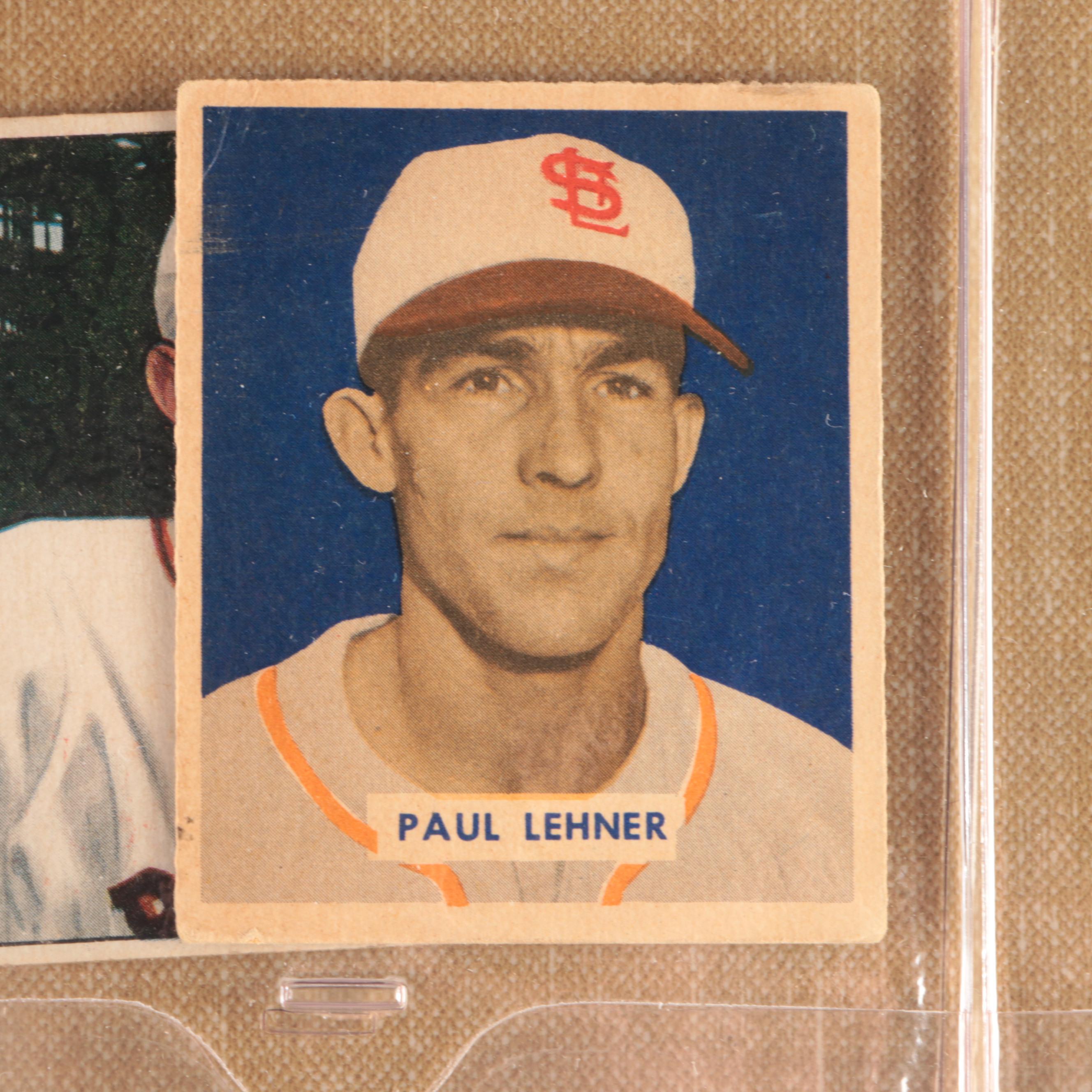 1949 and 1950 Bowman Baseball Cards with Sievers, DeMars, Savage and More