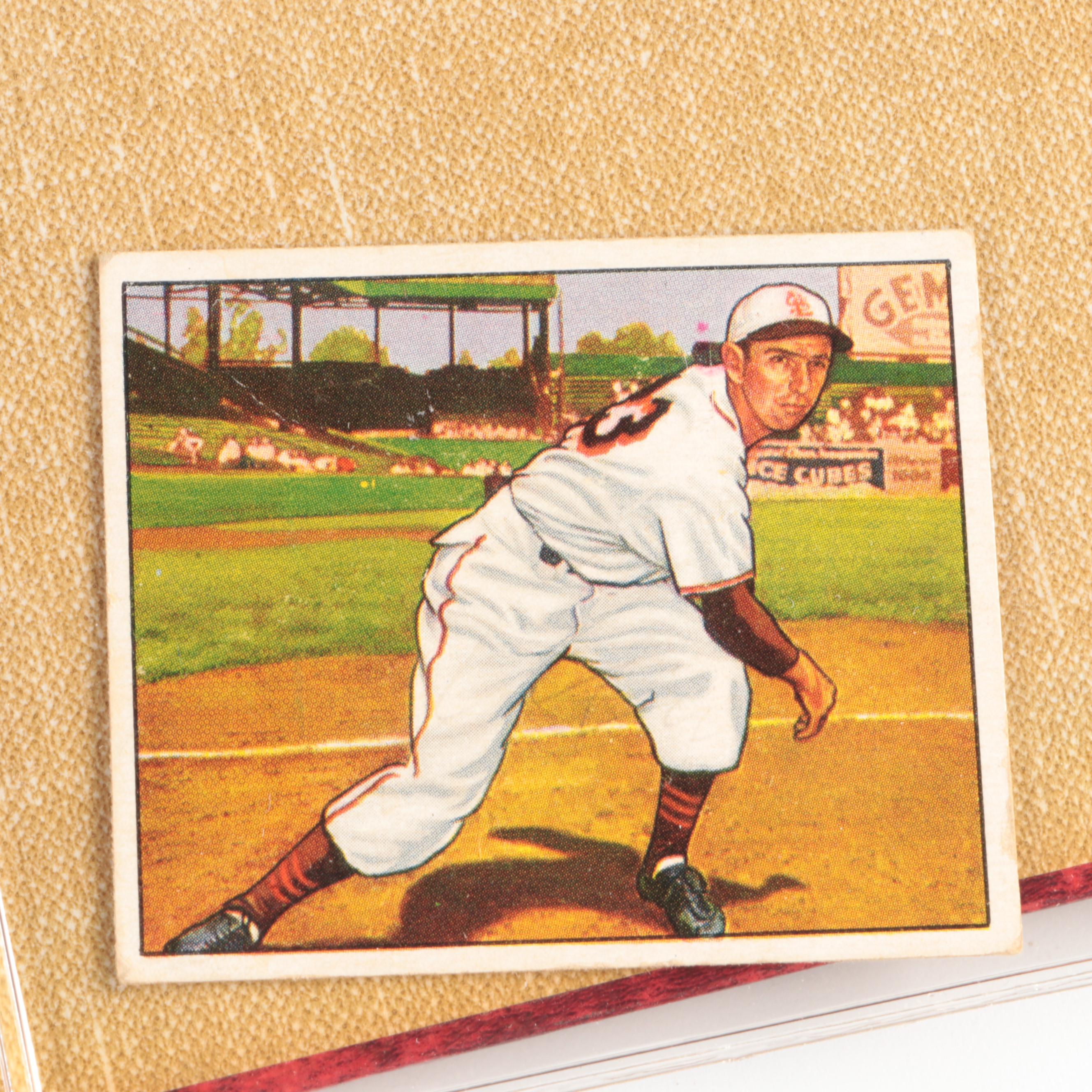 1949 and 1950 Bowman Baseball Cards with Sievers, DeMars, Savage and More