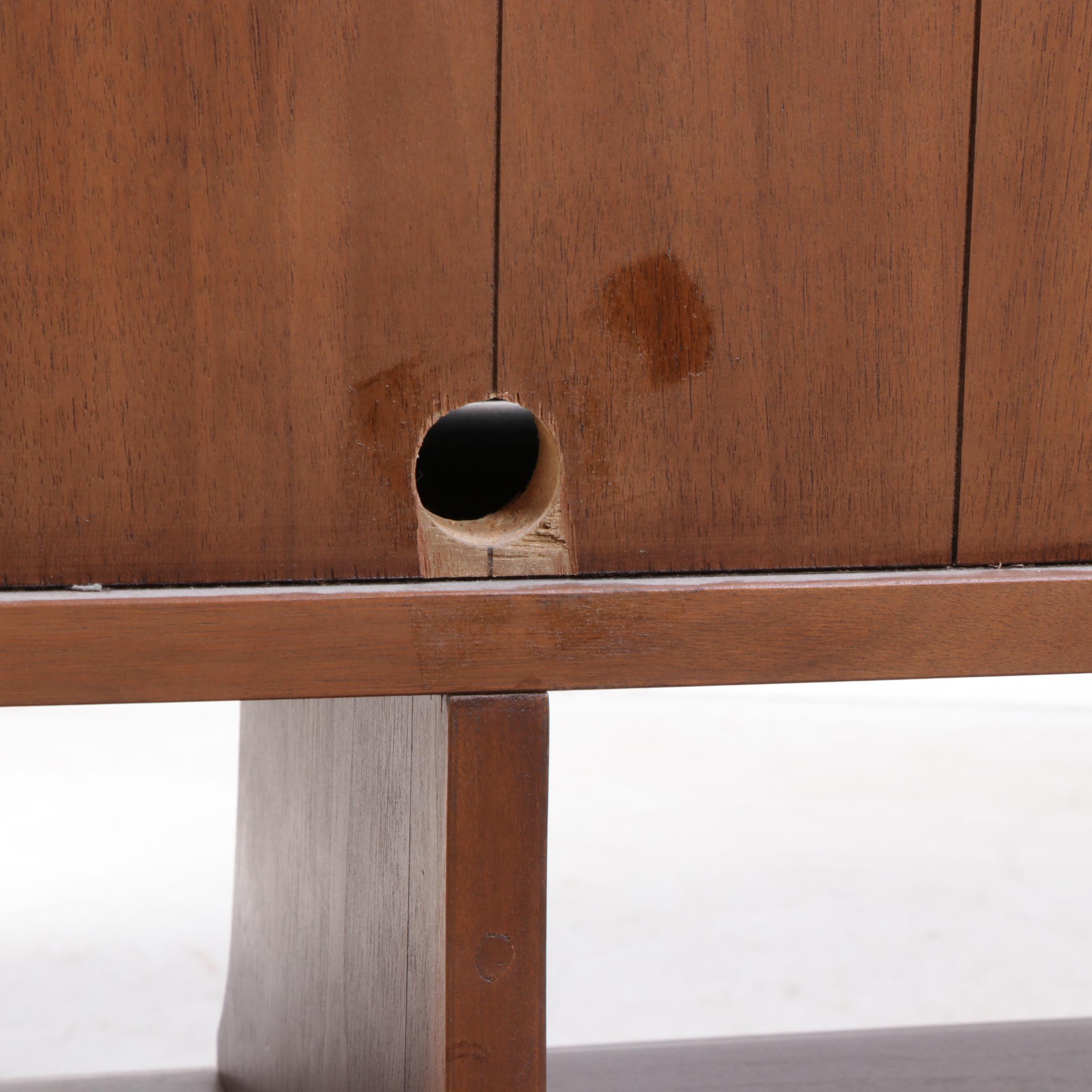 Forward '70 by Broyhill Premier Walnut Buffet With Hutch, Late 20th Century