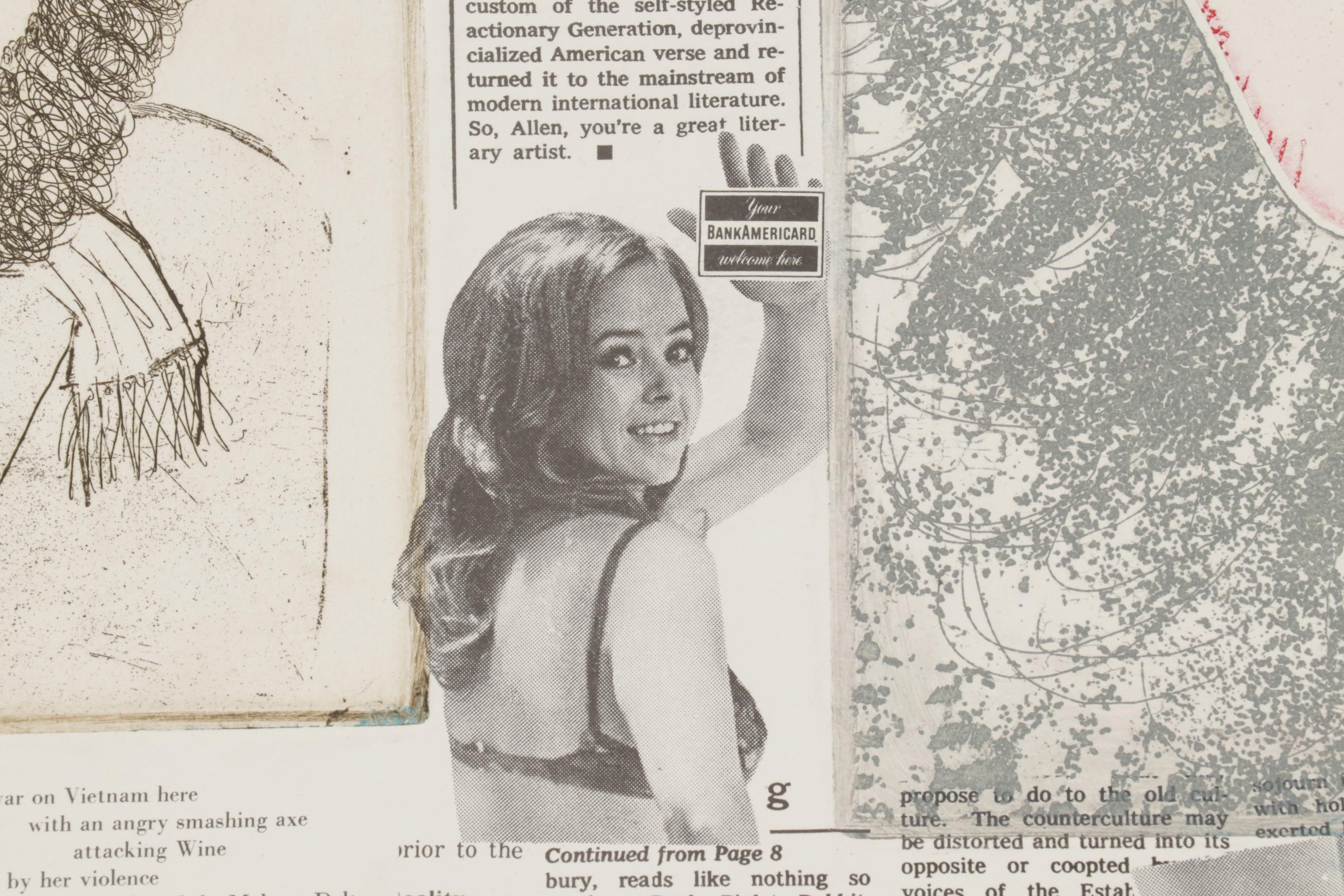 Sidney Chafetz Etching and Lithograph "I Hear America Singing I," 1970