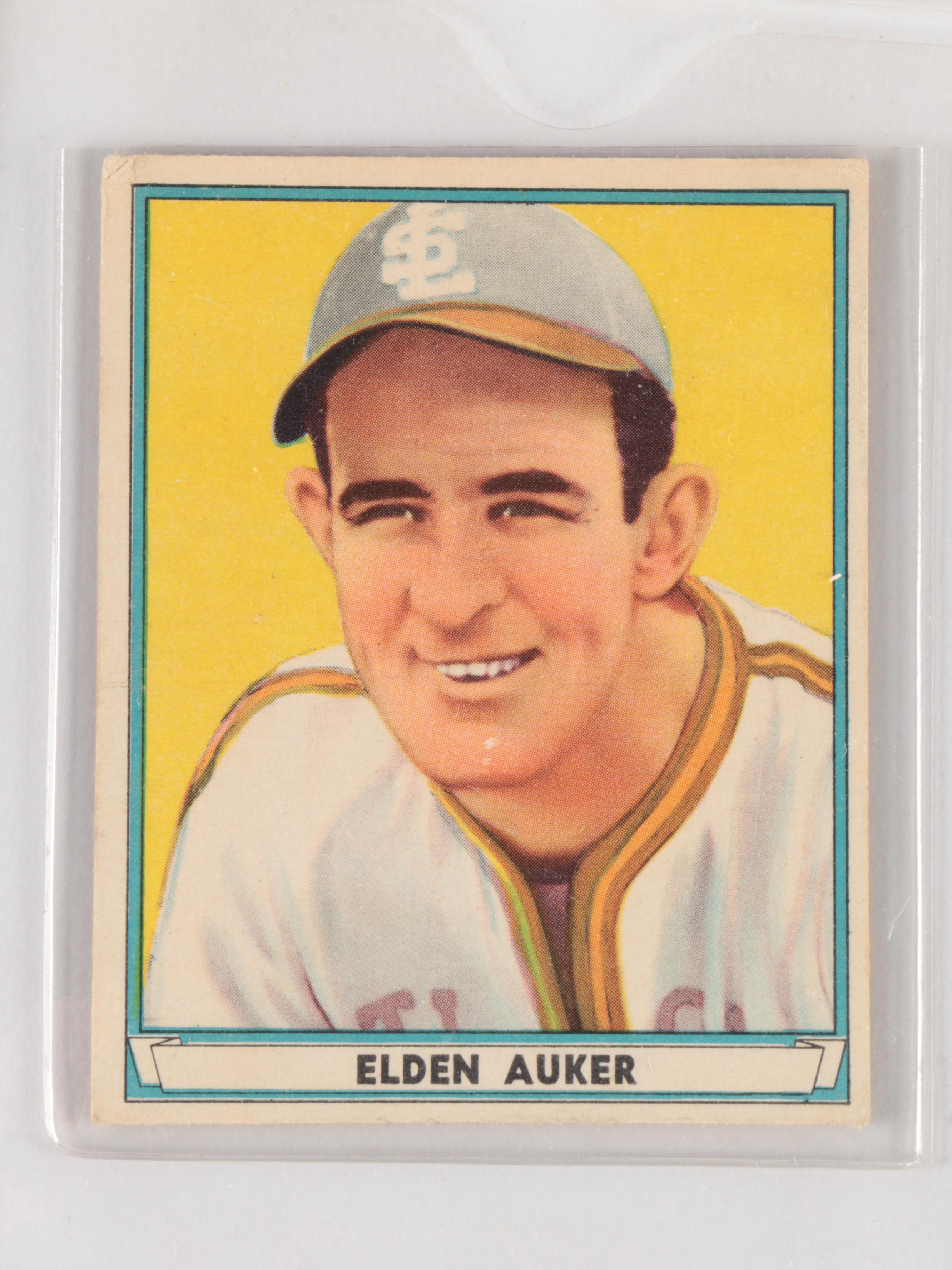 1939 to 1941 Playball with 1951 Topps Red and Blue Back Baseball Cards