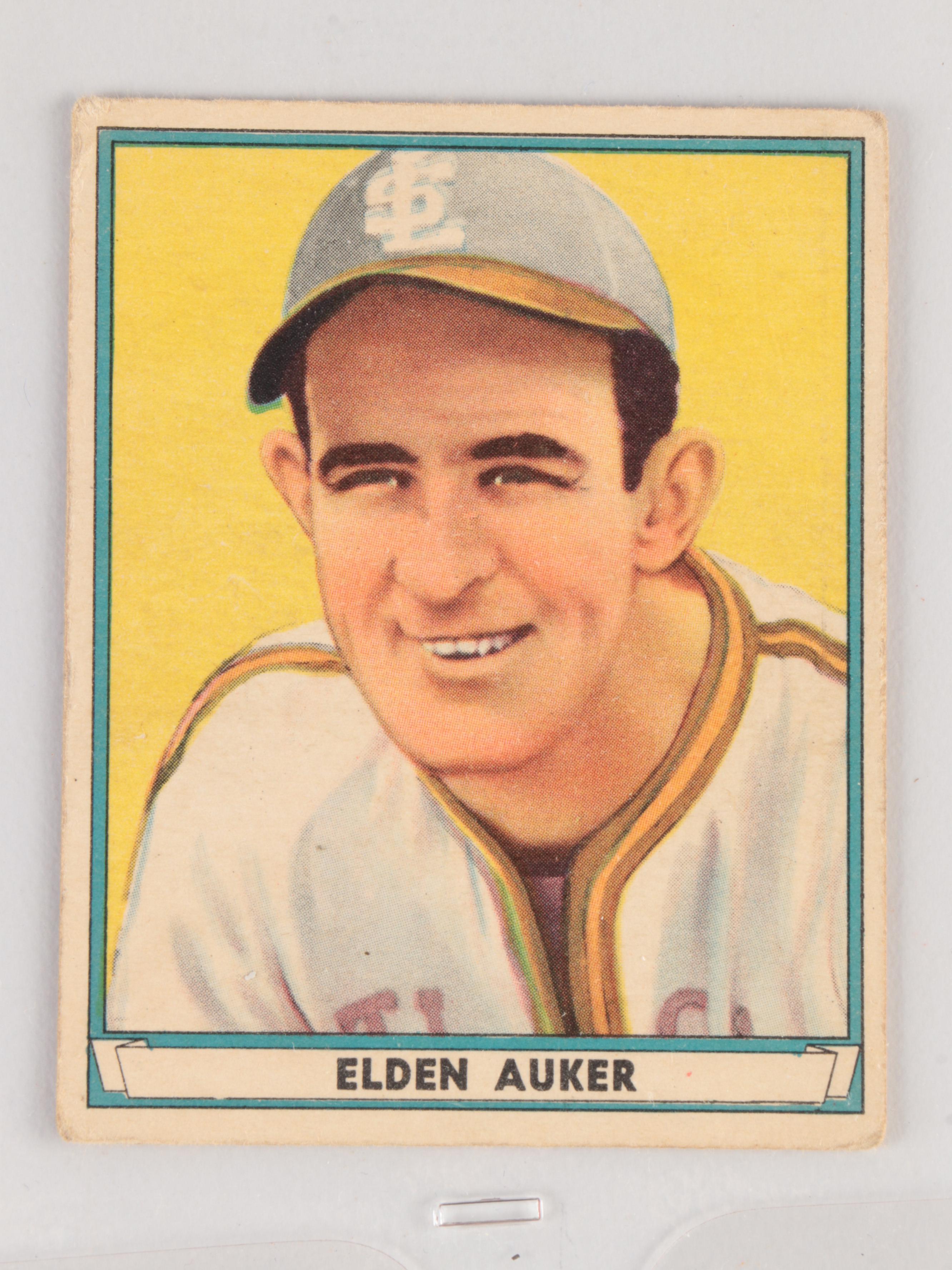 1939 to 1941 Playball with 1951 Topps Red and Blue Back Baseball Cards