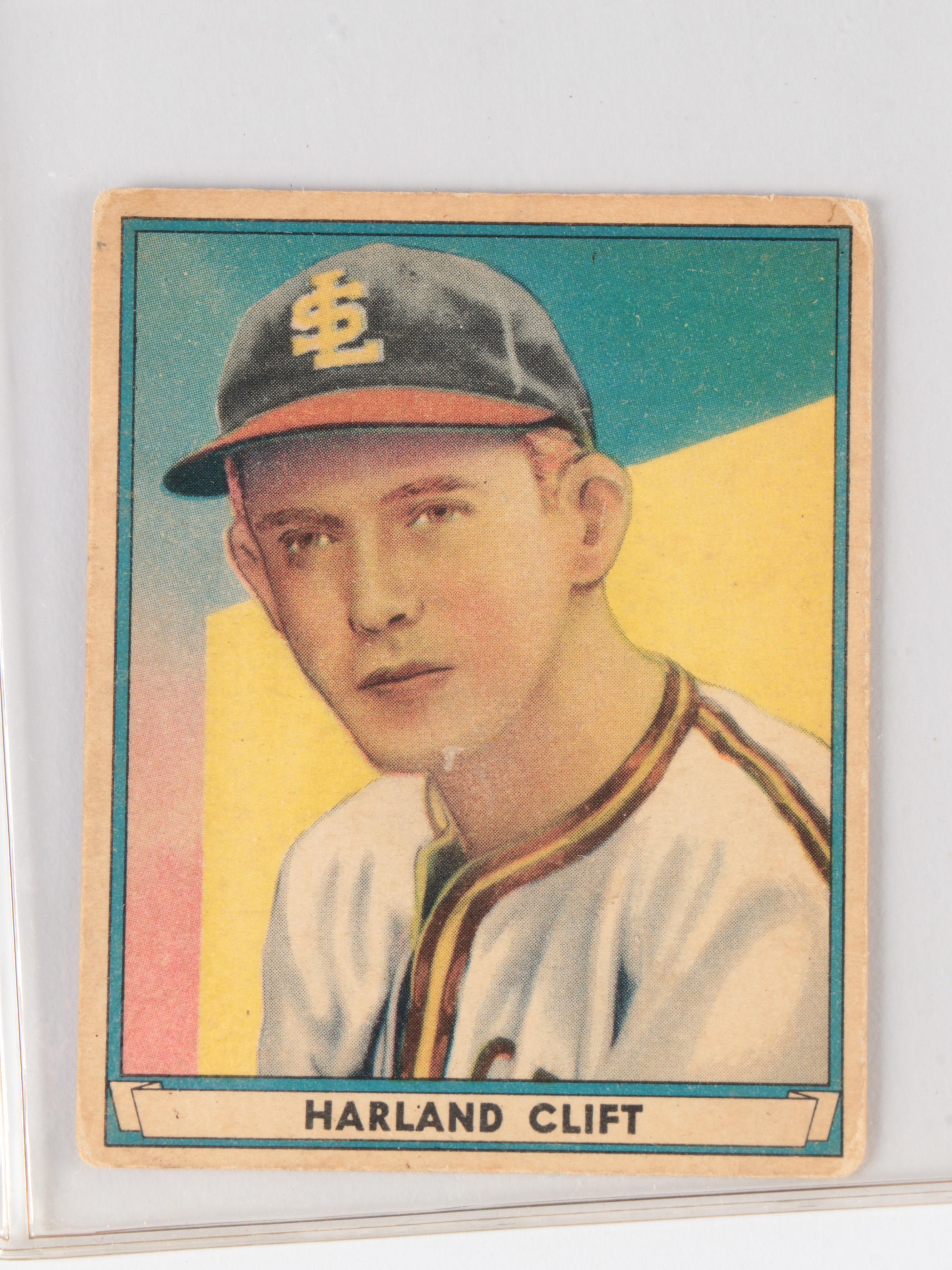 1939 to 1941 Playball with 1951 Topps Red and Blue Back Baseball Cards