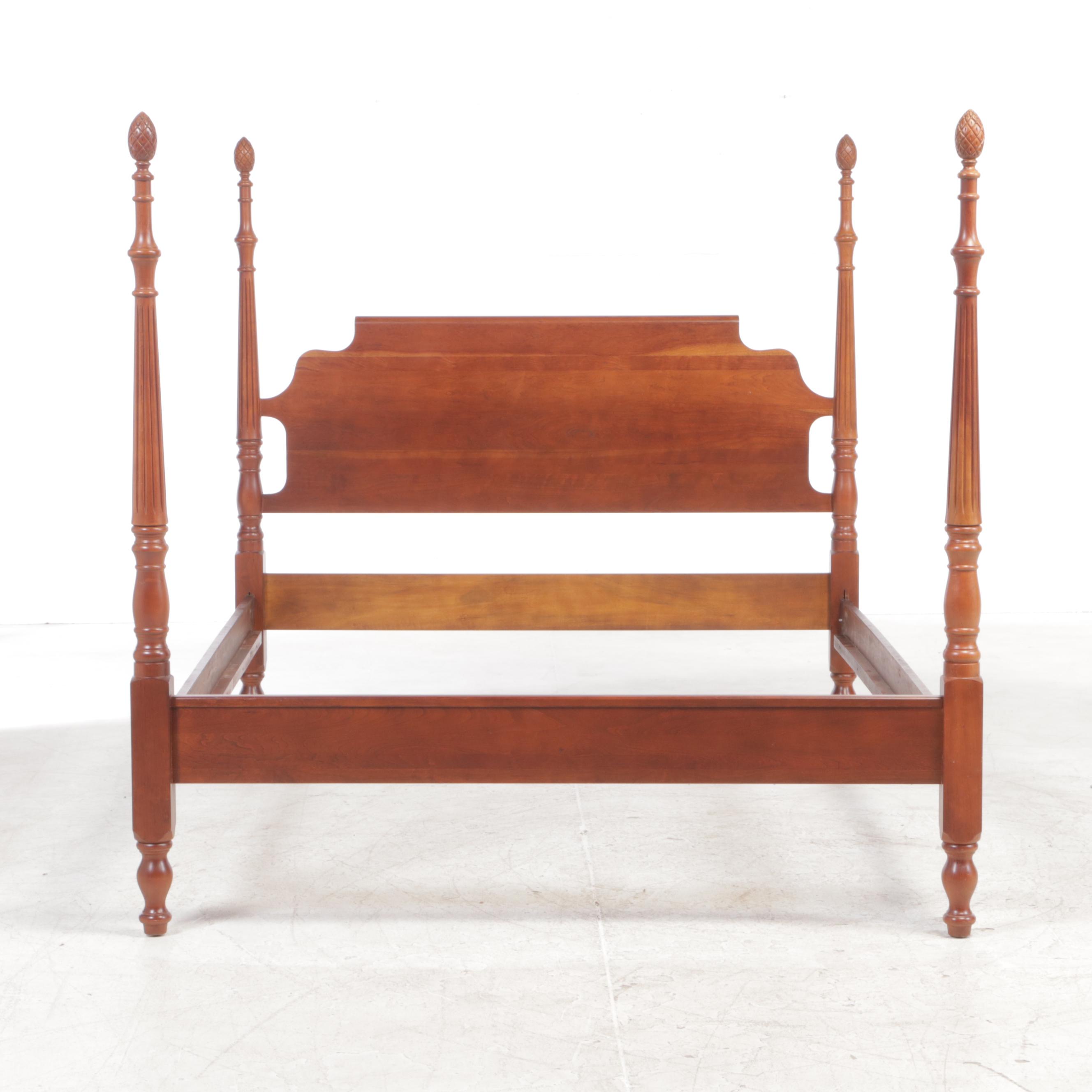Federal Style Cherrywood King Bed Frame