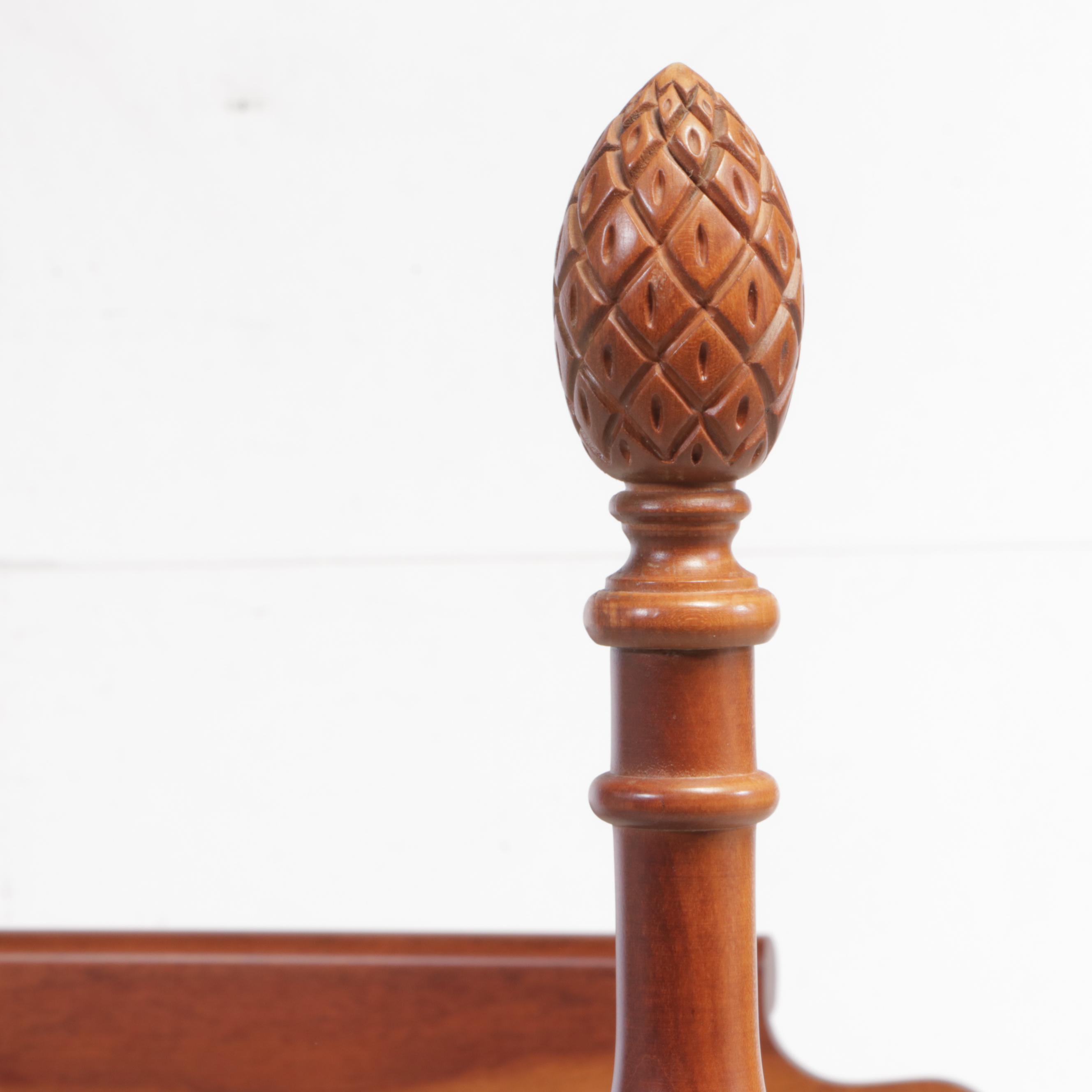 Federal Style Cherrywood King Bed Frame