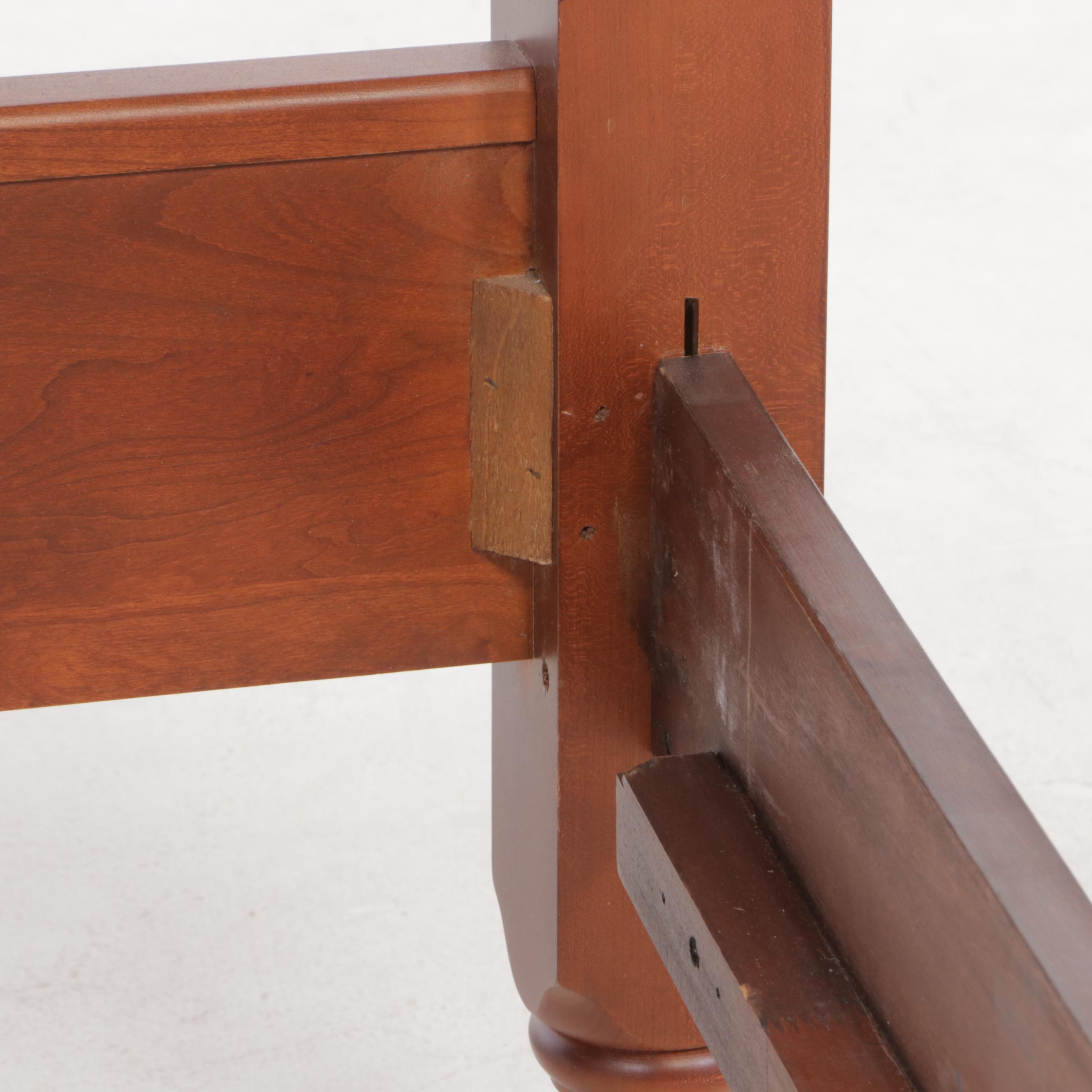 Federal Style Cherrywood King Bed Frame