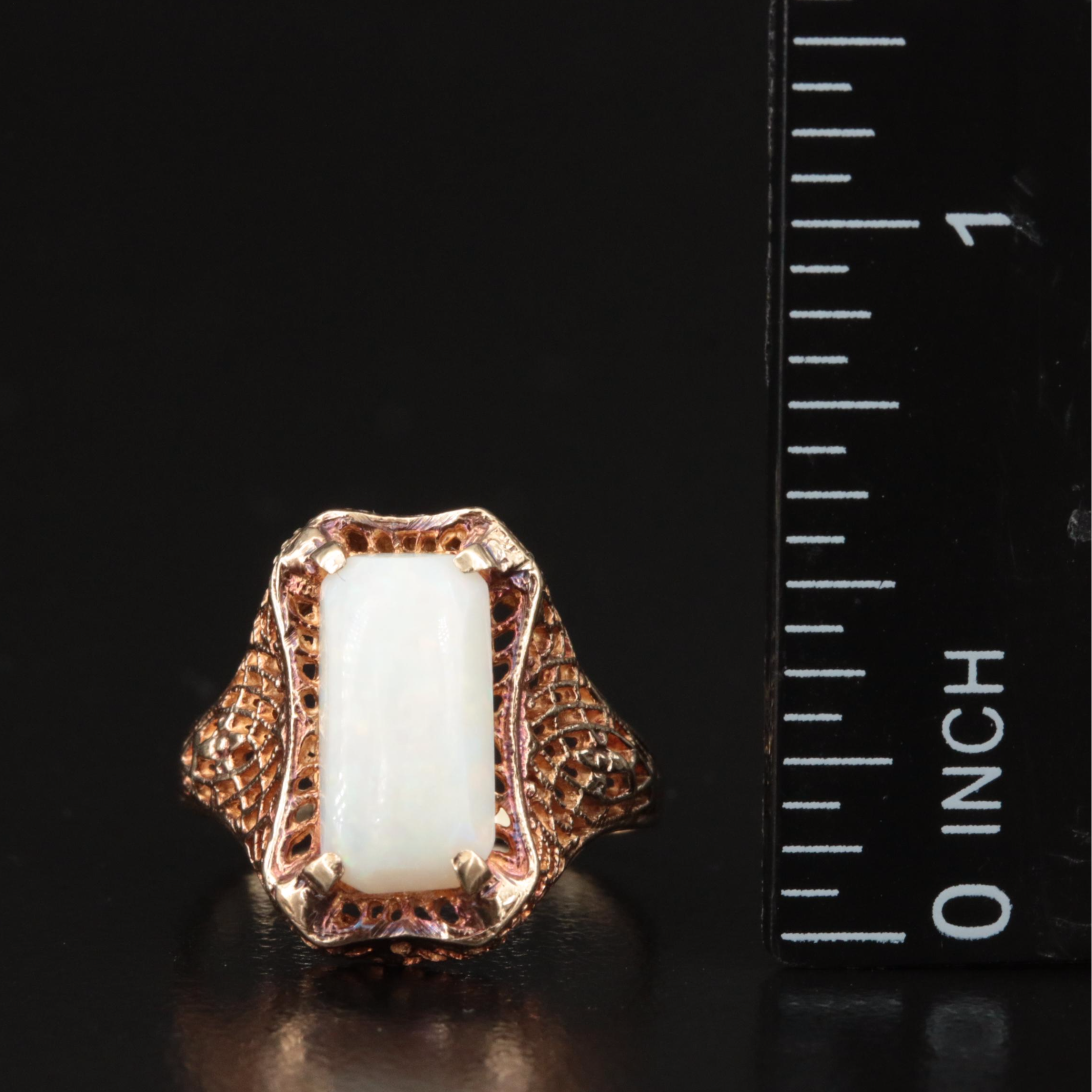 10K Opal Ring