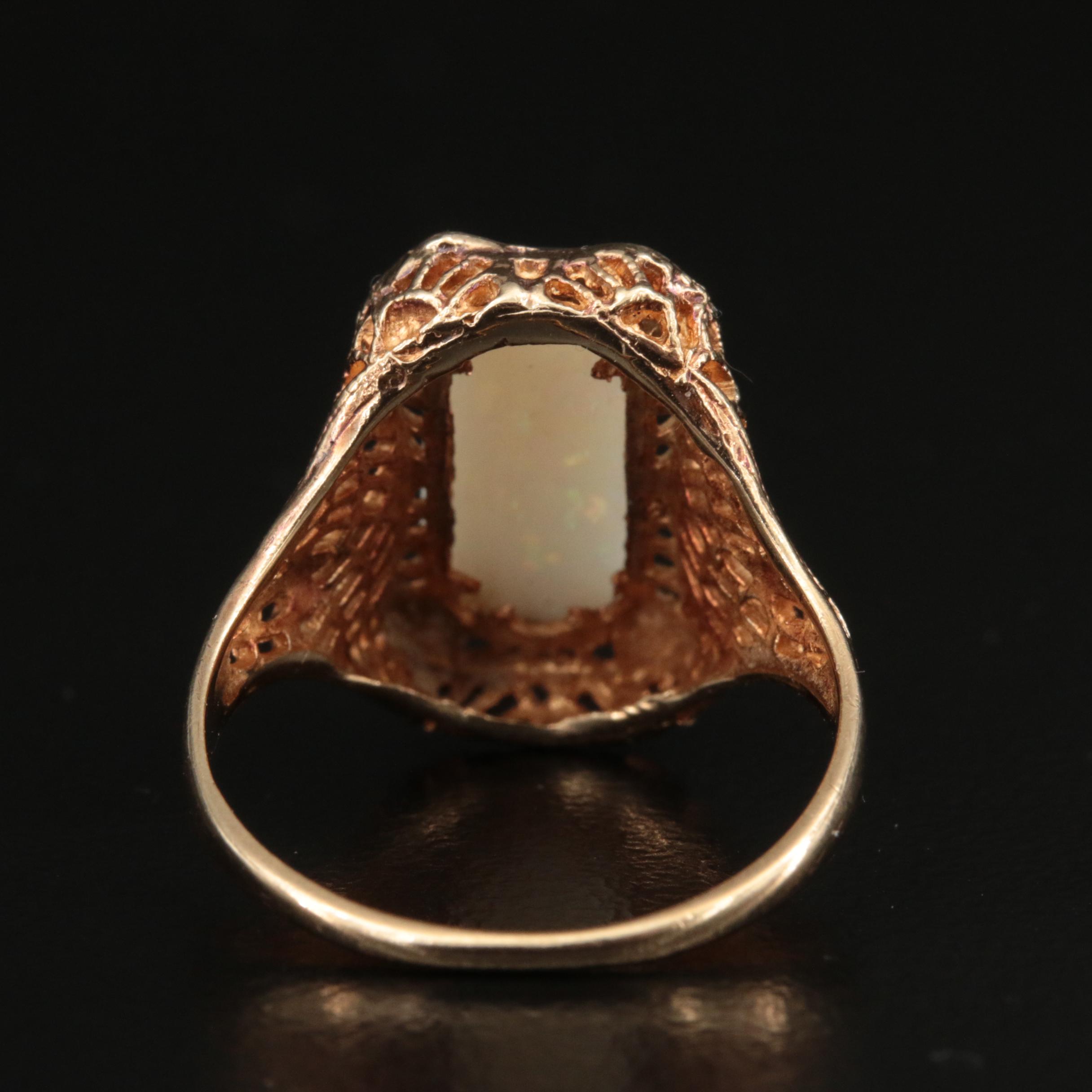 10K Opal Ring
