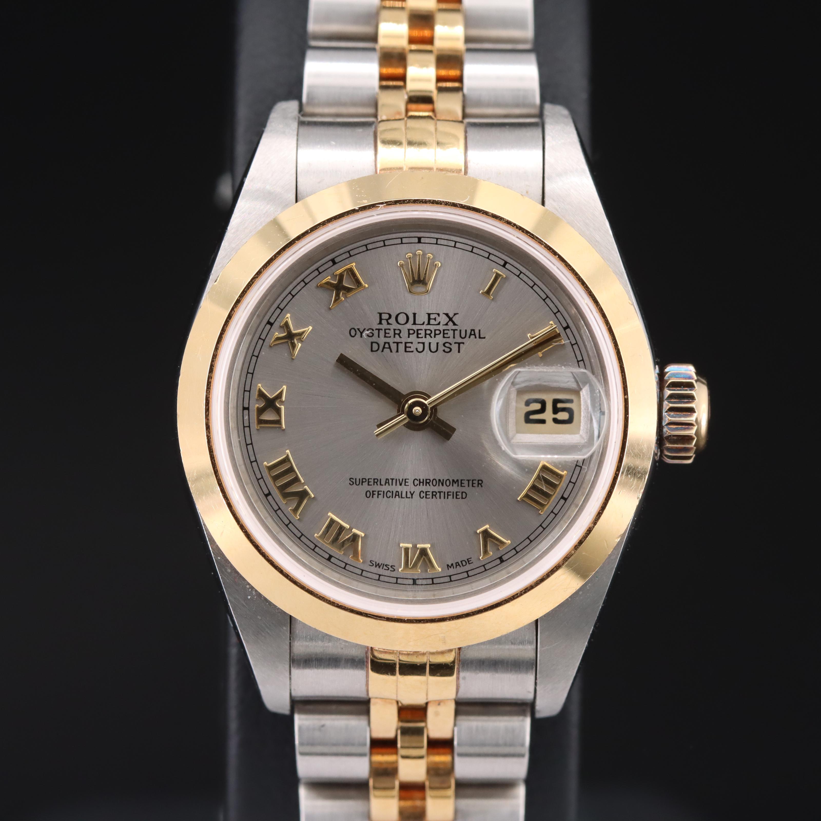 2000 Rolex 18K and Oystersteel Datejust Watch