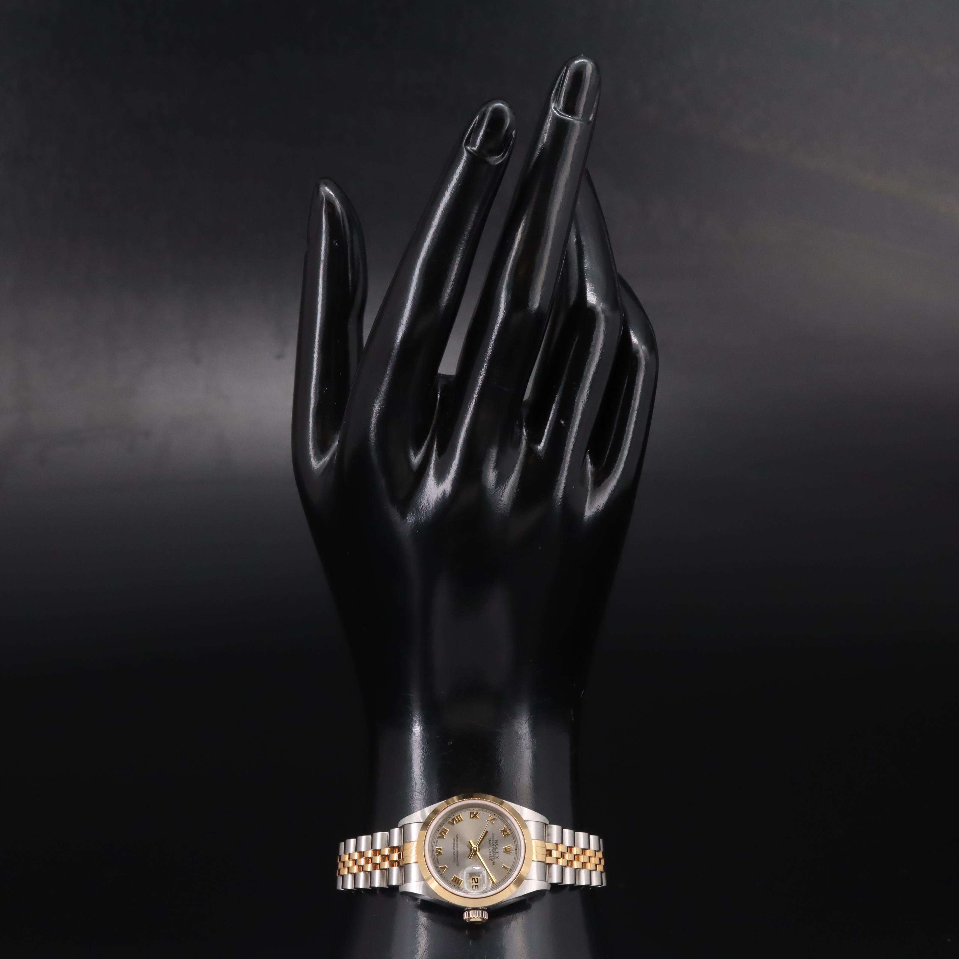 2000 Rolex 18K and Oystersteel Datejust Watch