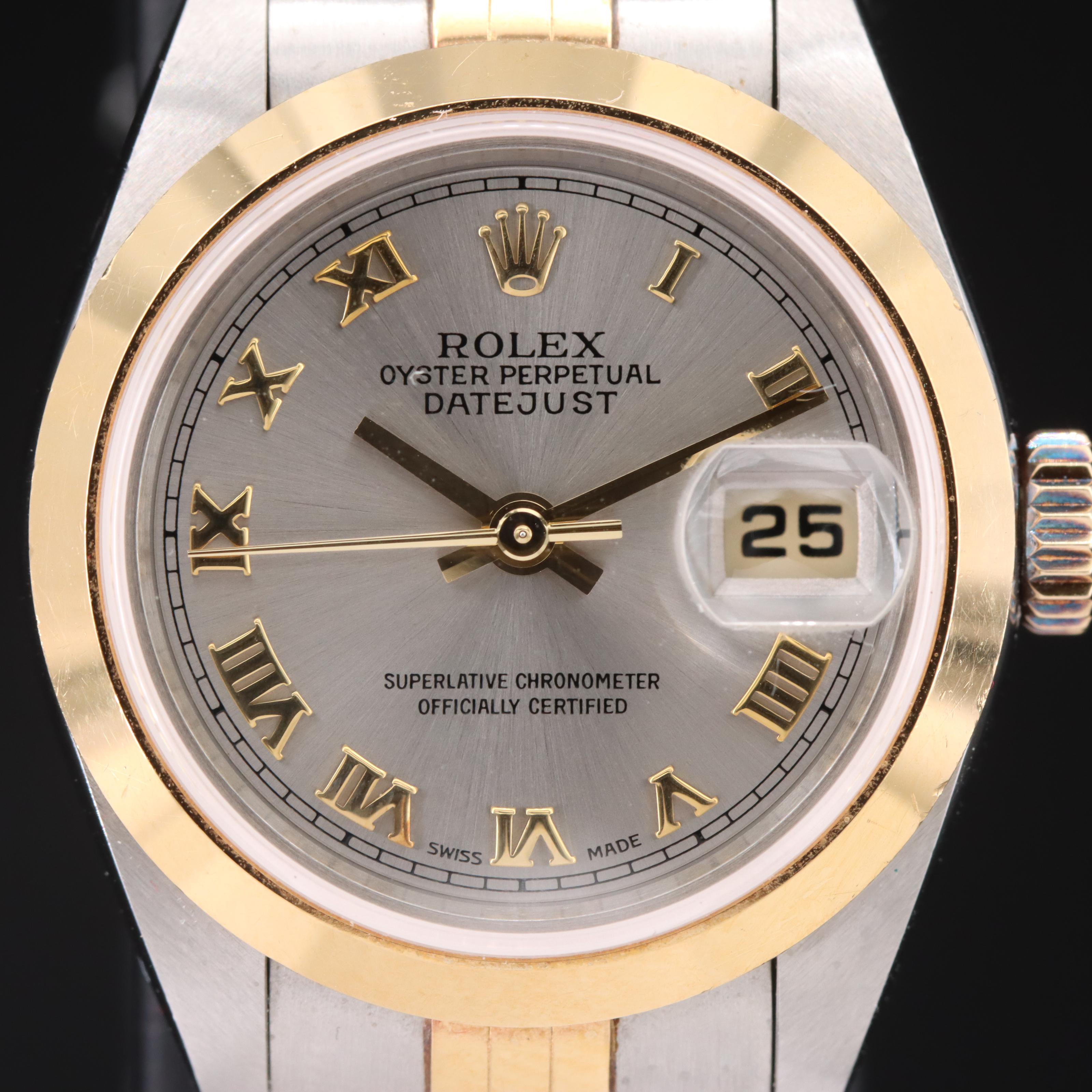 2000 Rolex 18K and Oystersteel Datejust Watch
