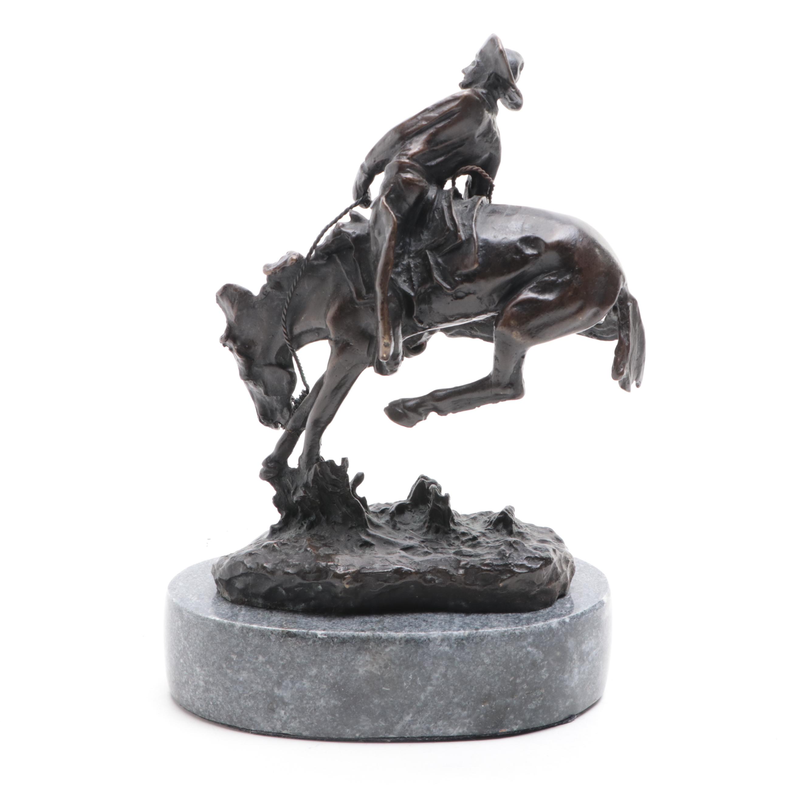 Bronze Model of "The Outlaw" after Frederic Remington