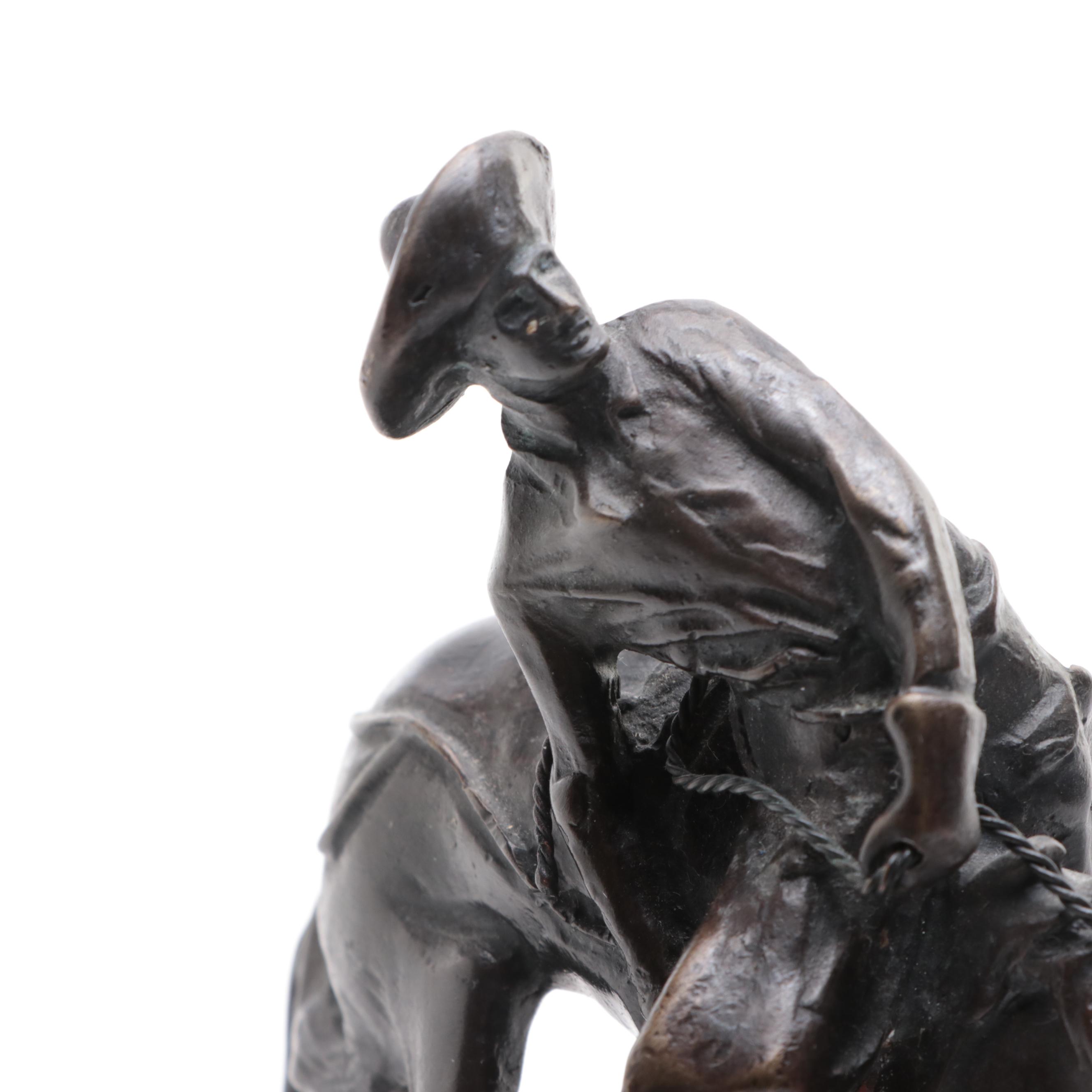 Bronze Model of "The Outlaw" after Frederic Remington