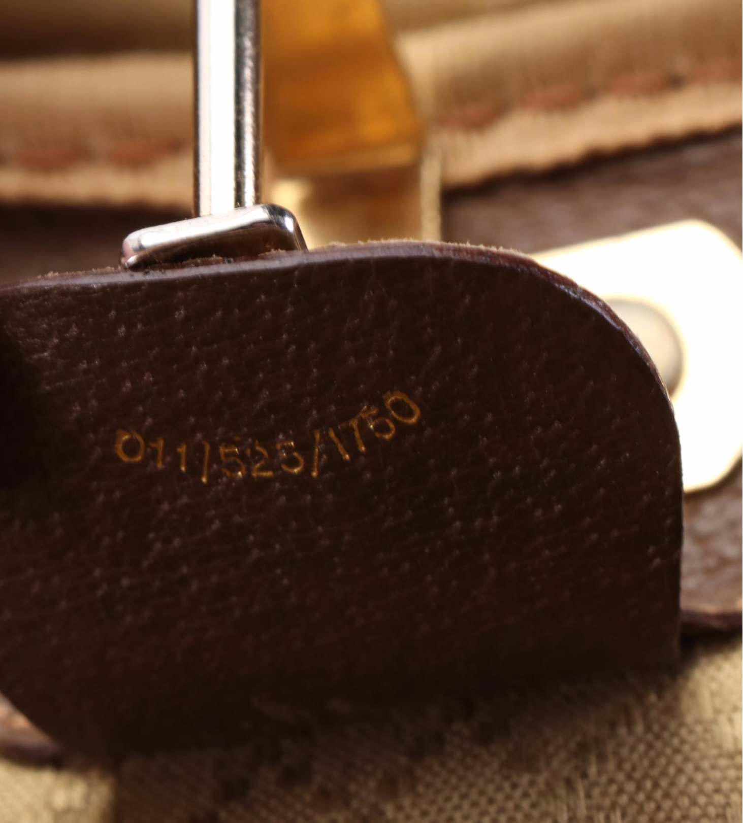 Gucci Garment Bag in GG Monogram Coated Canvas, Web Stripe, and Leather