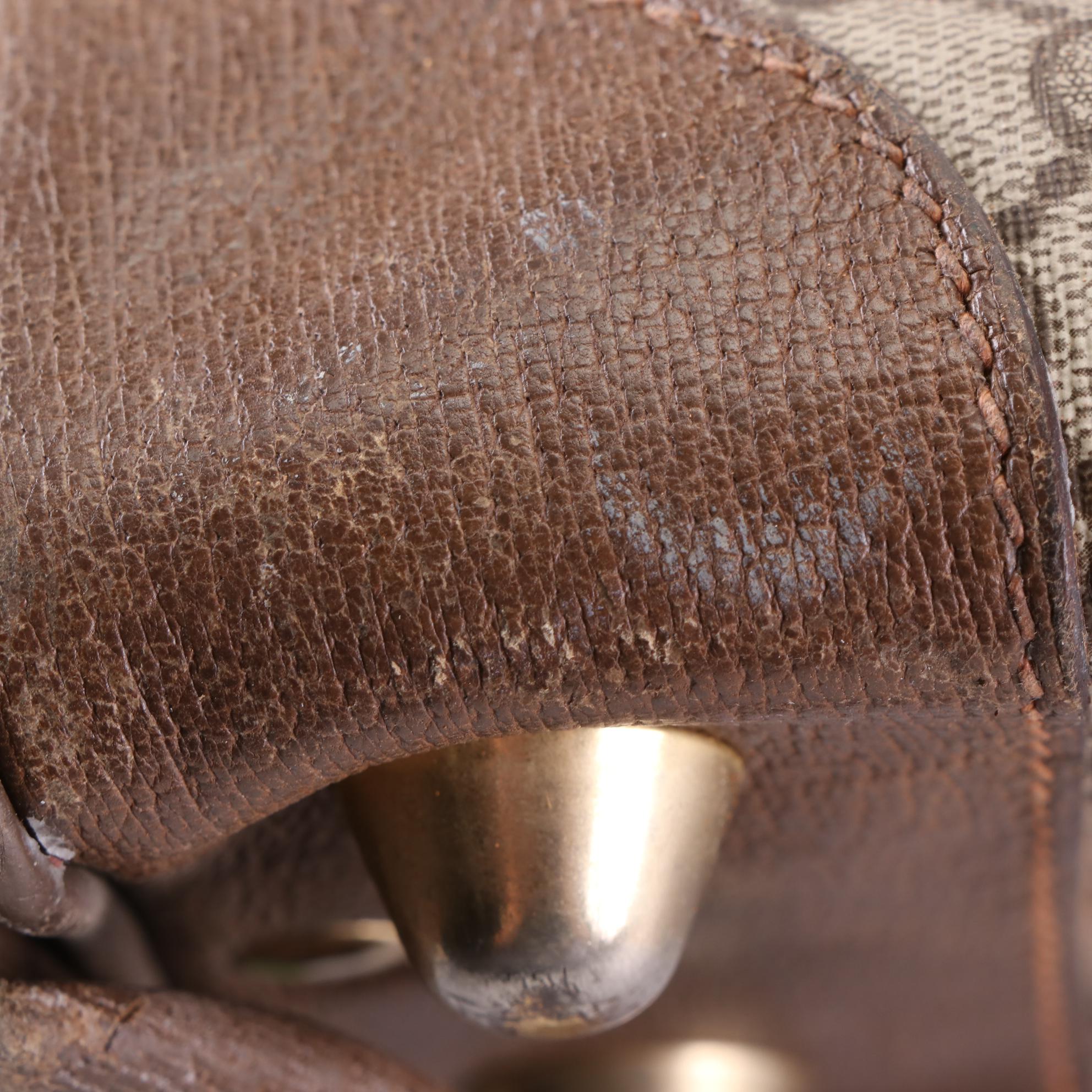 Gucci Garment Bag in GG Monogram Coated Canvas, Web Stripe, and Leather