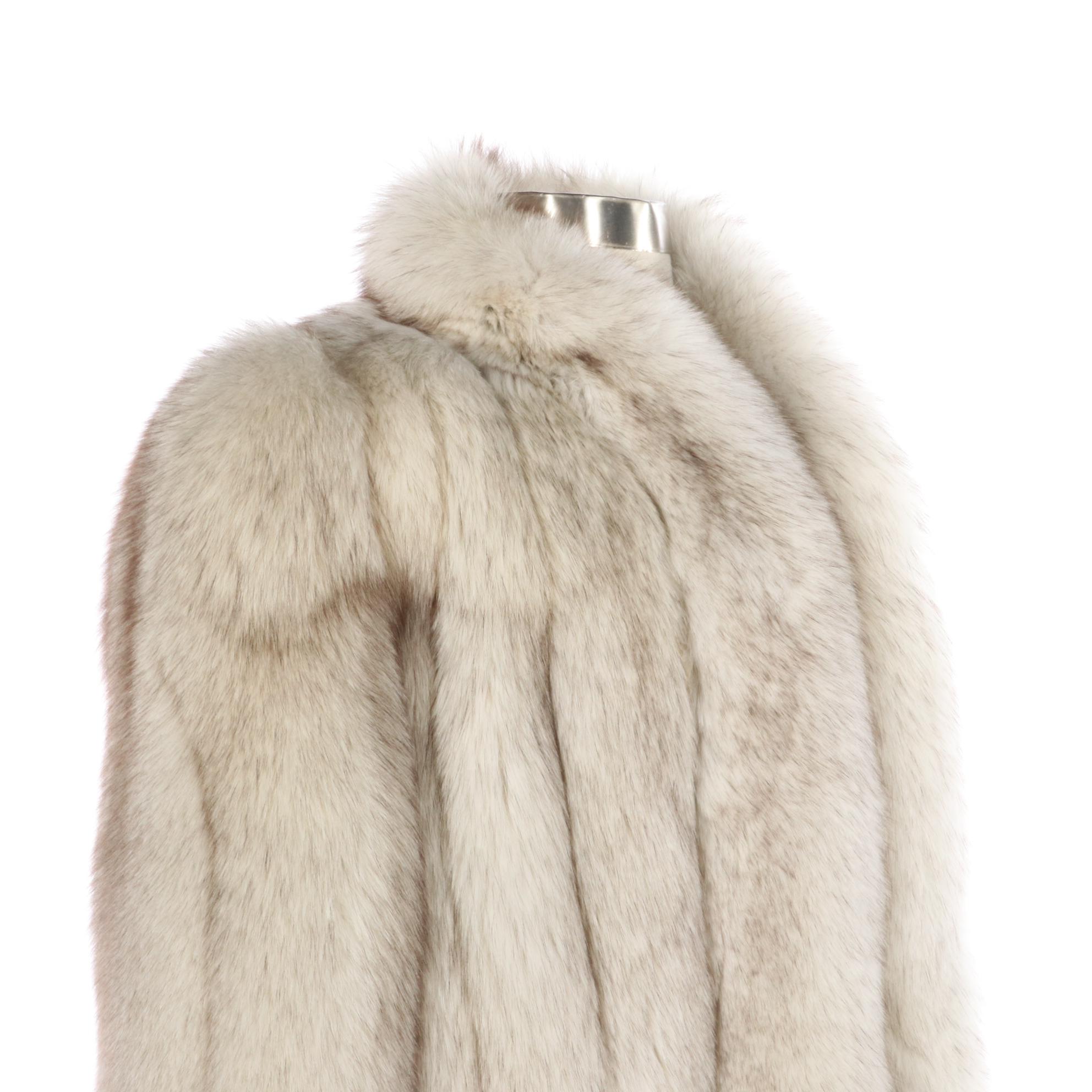 Blue Fox Fur Jacket from Distinctive Furs by Maas Brothers