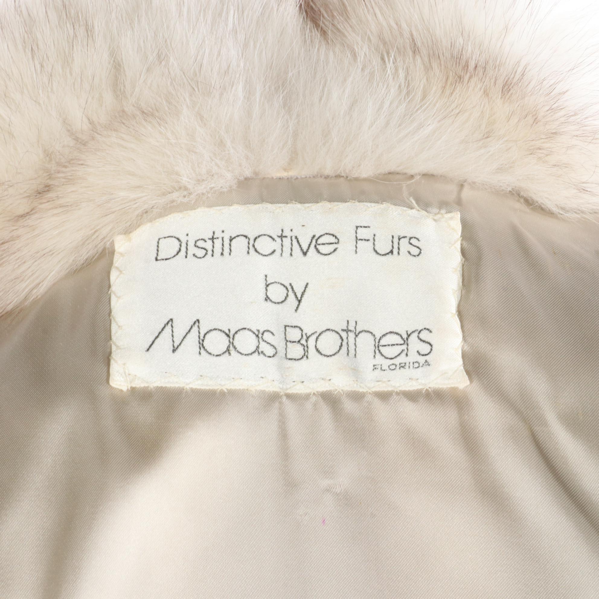 Blue Fox Fur Jacket from Distinctive Furs by Maas Brothers