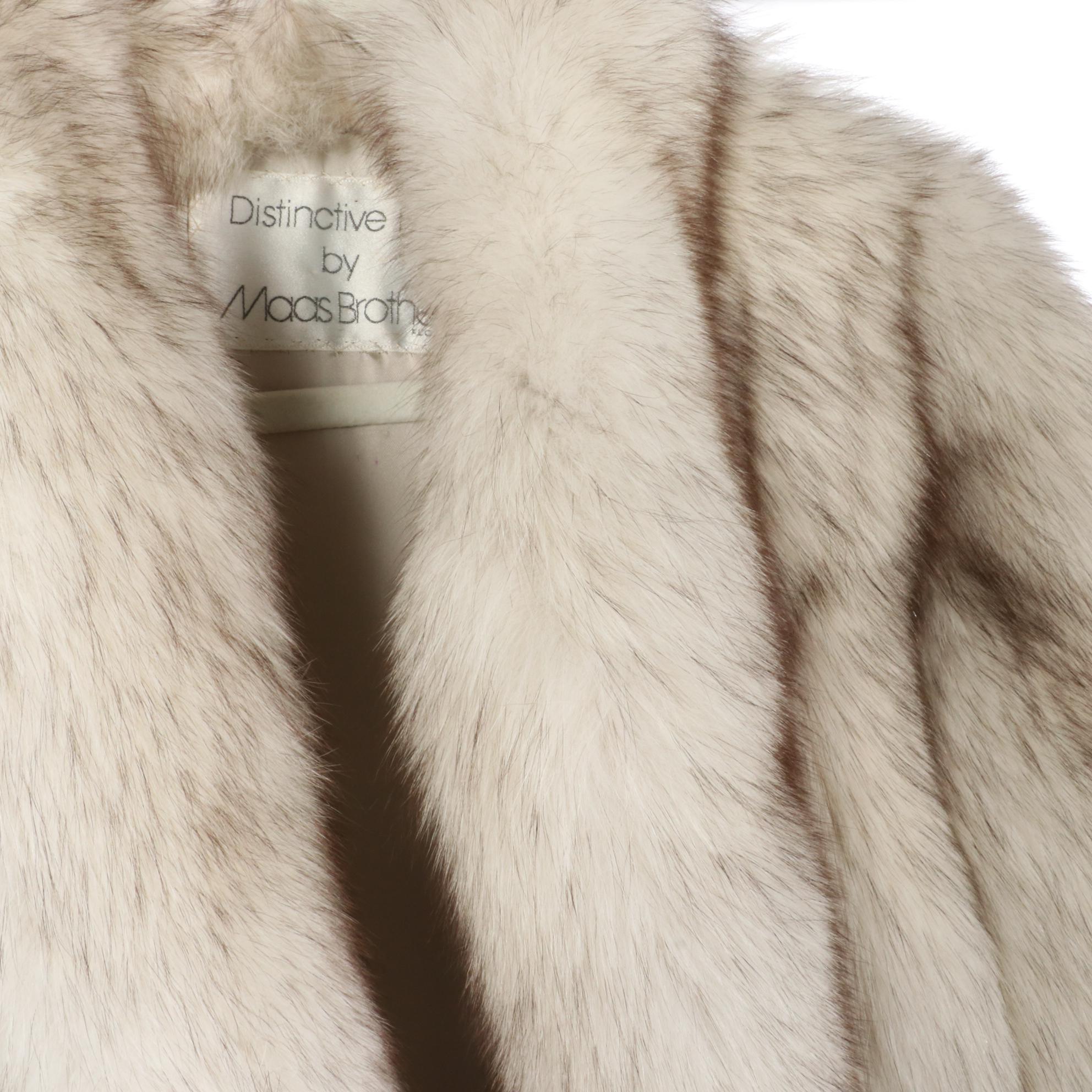 Blue Fox Fur Jacket from Distinctive Furs by Maas Brothers