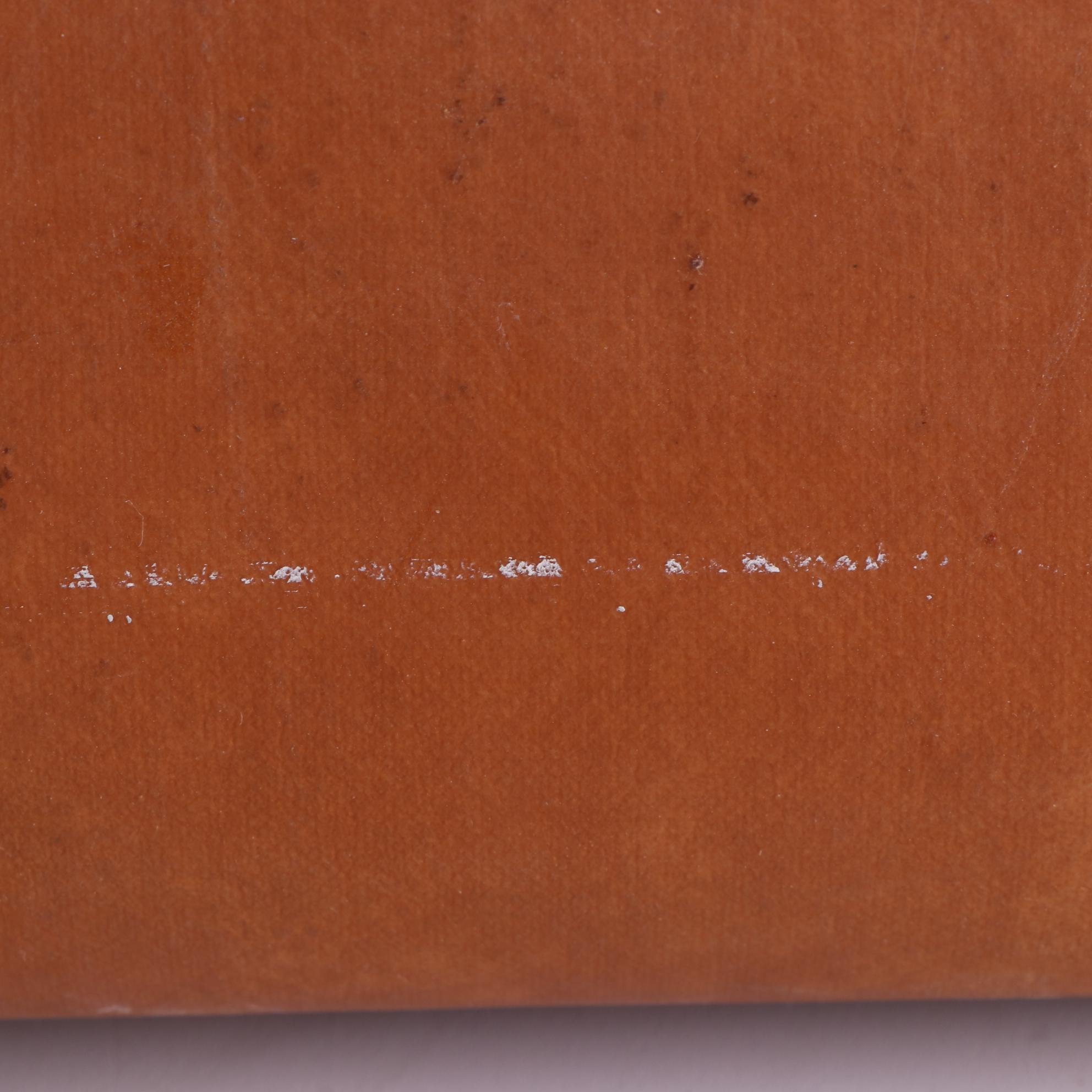 Hartmann Luggage Tan Leather Carry-On with Pouch