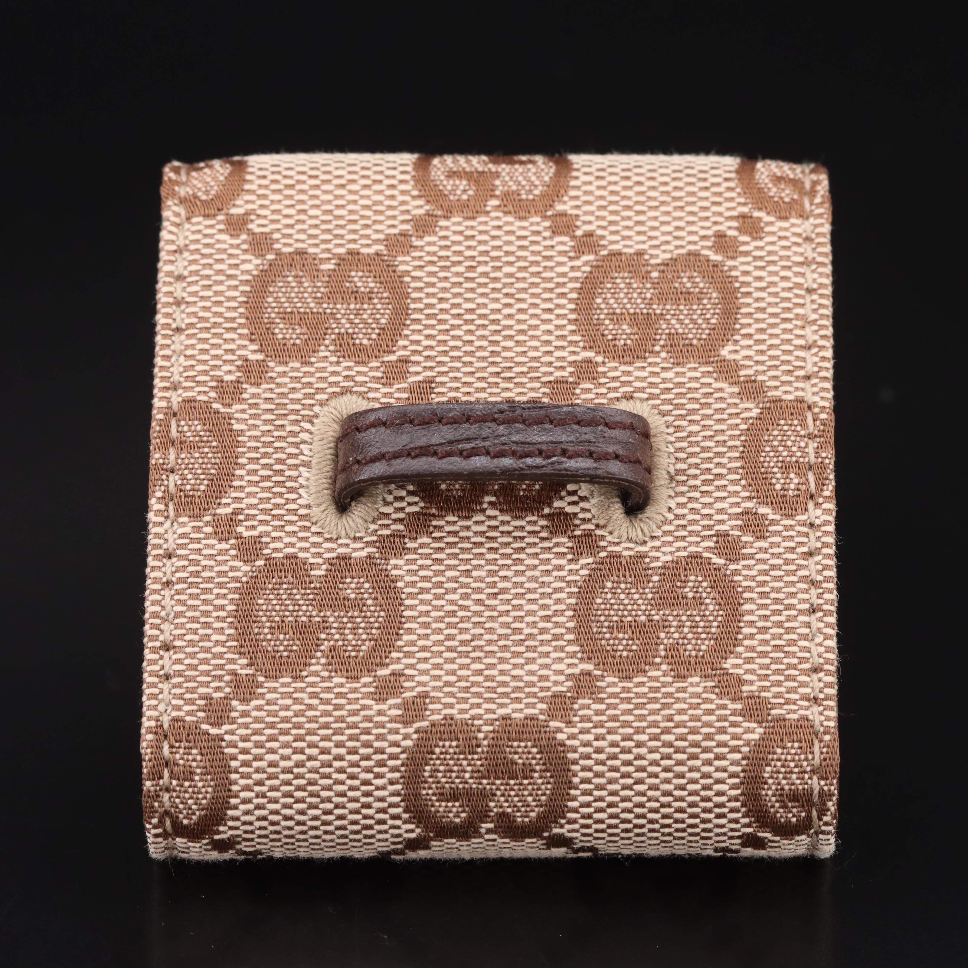 Gucci Monogram Canvas Travel Alarm Clock