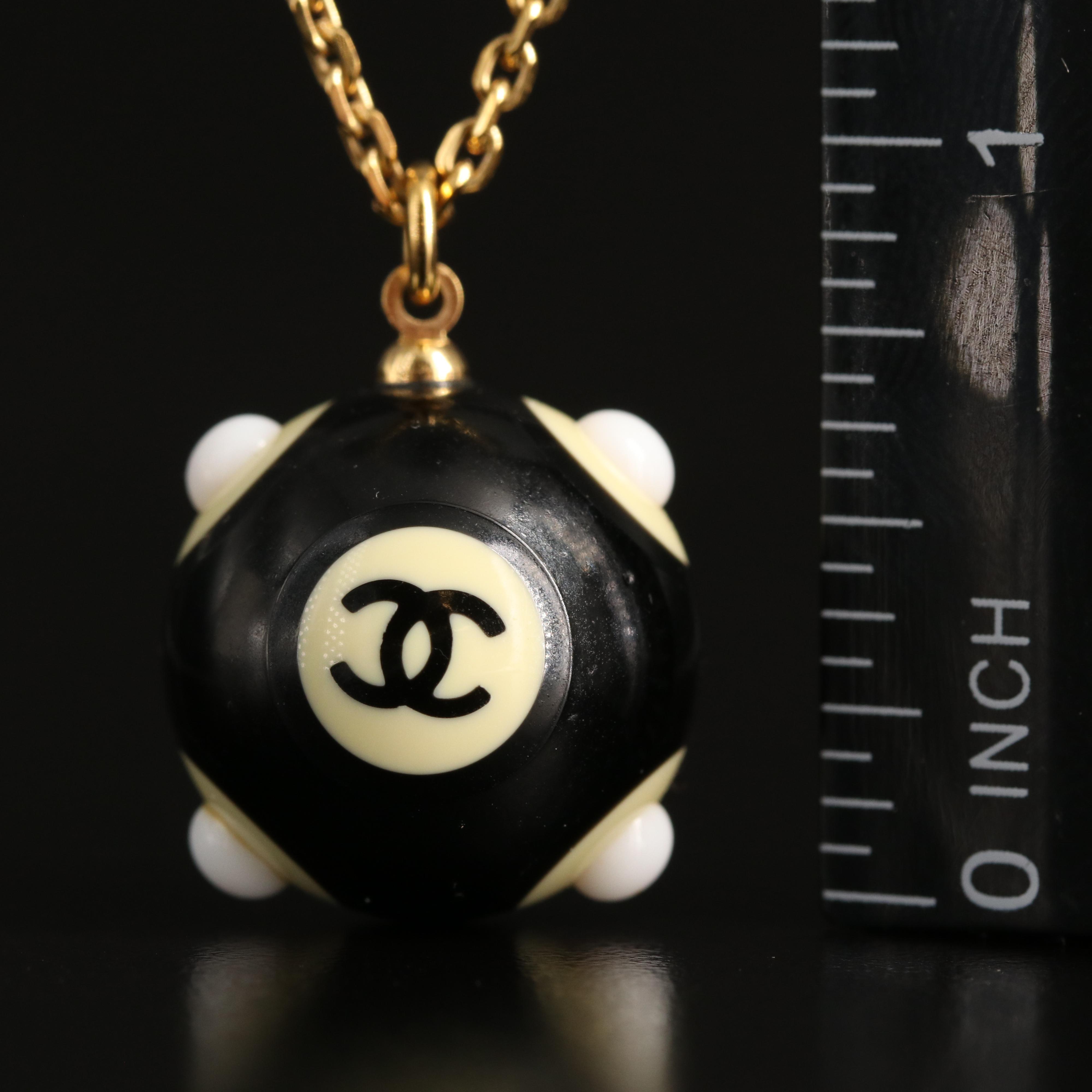 Vintage Chanel CC Logo Necklace