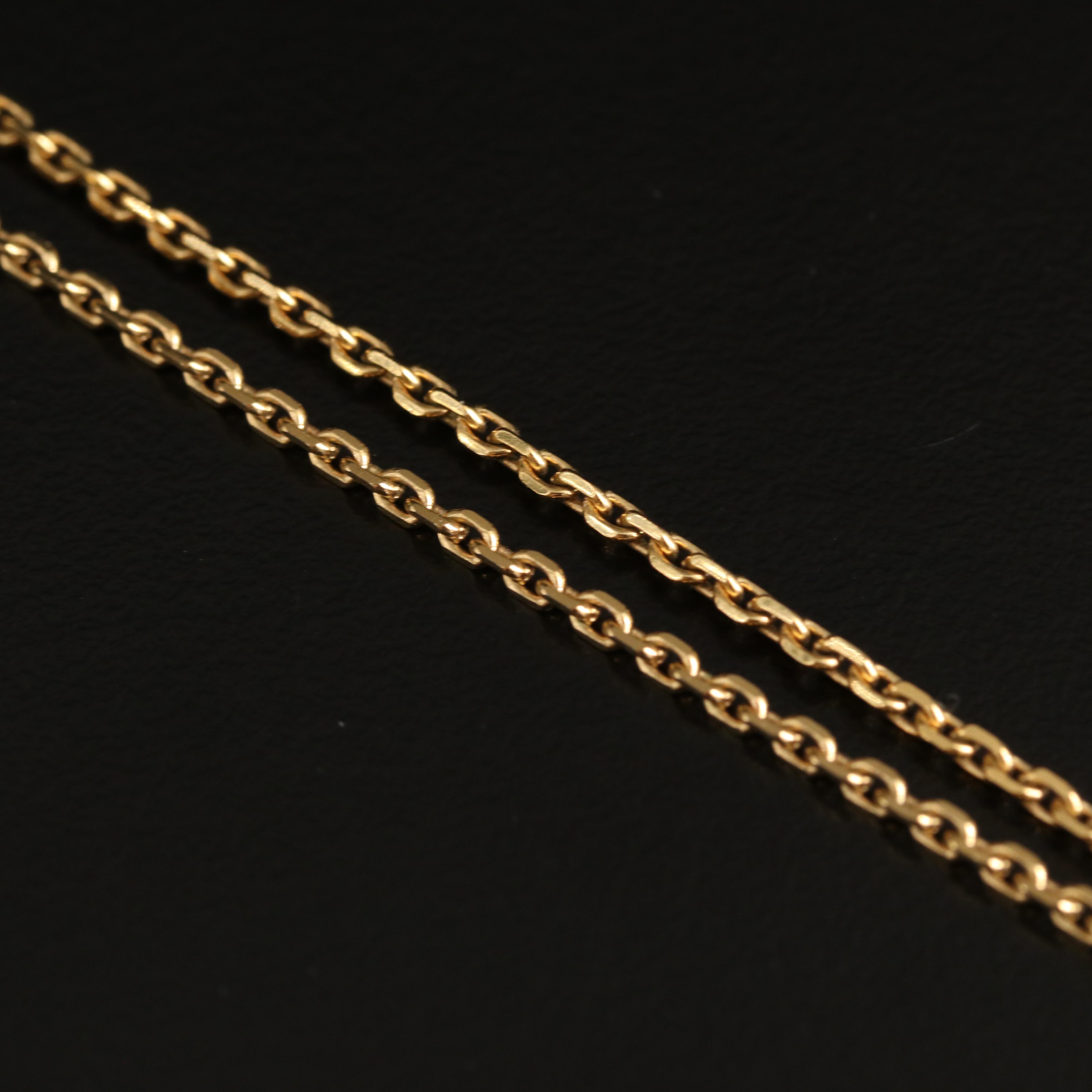 Vintage Chanel CC Logo Necklace