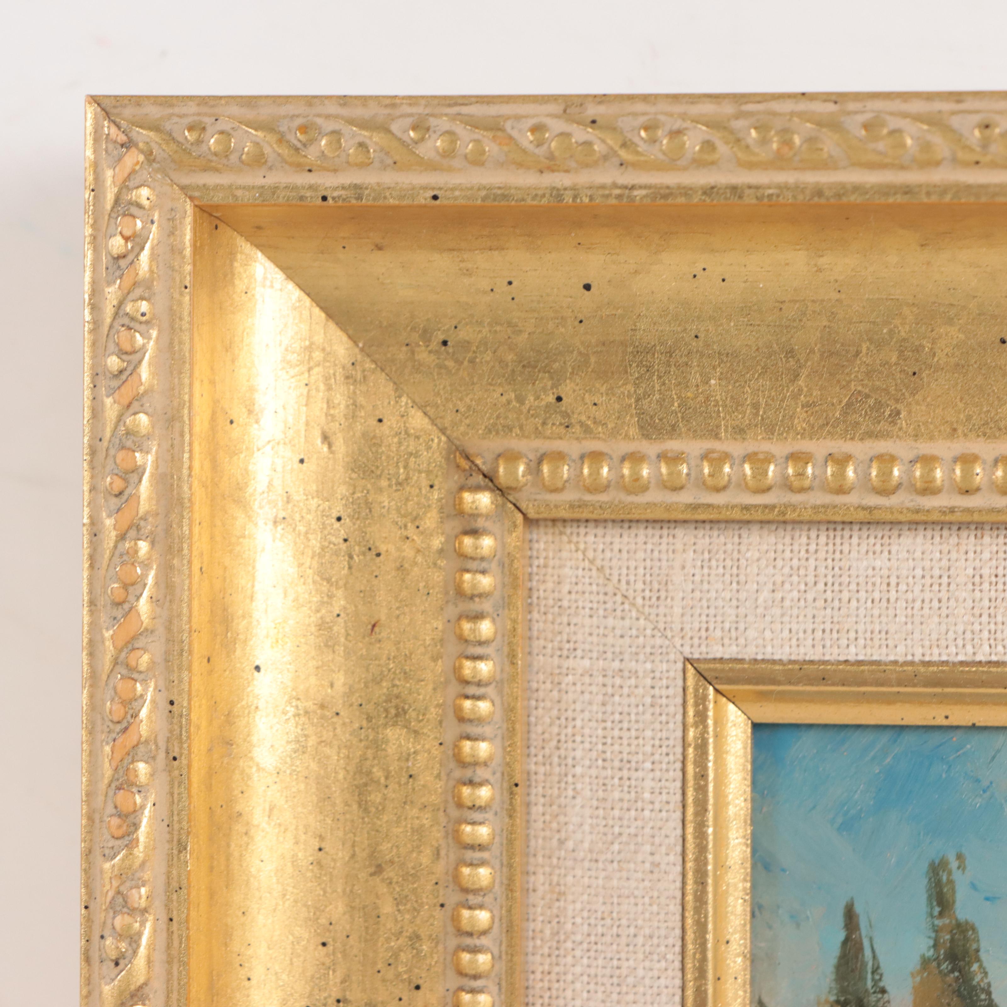 Nelly Trumel Oil Painting of Two Women at Water's Edge