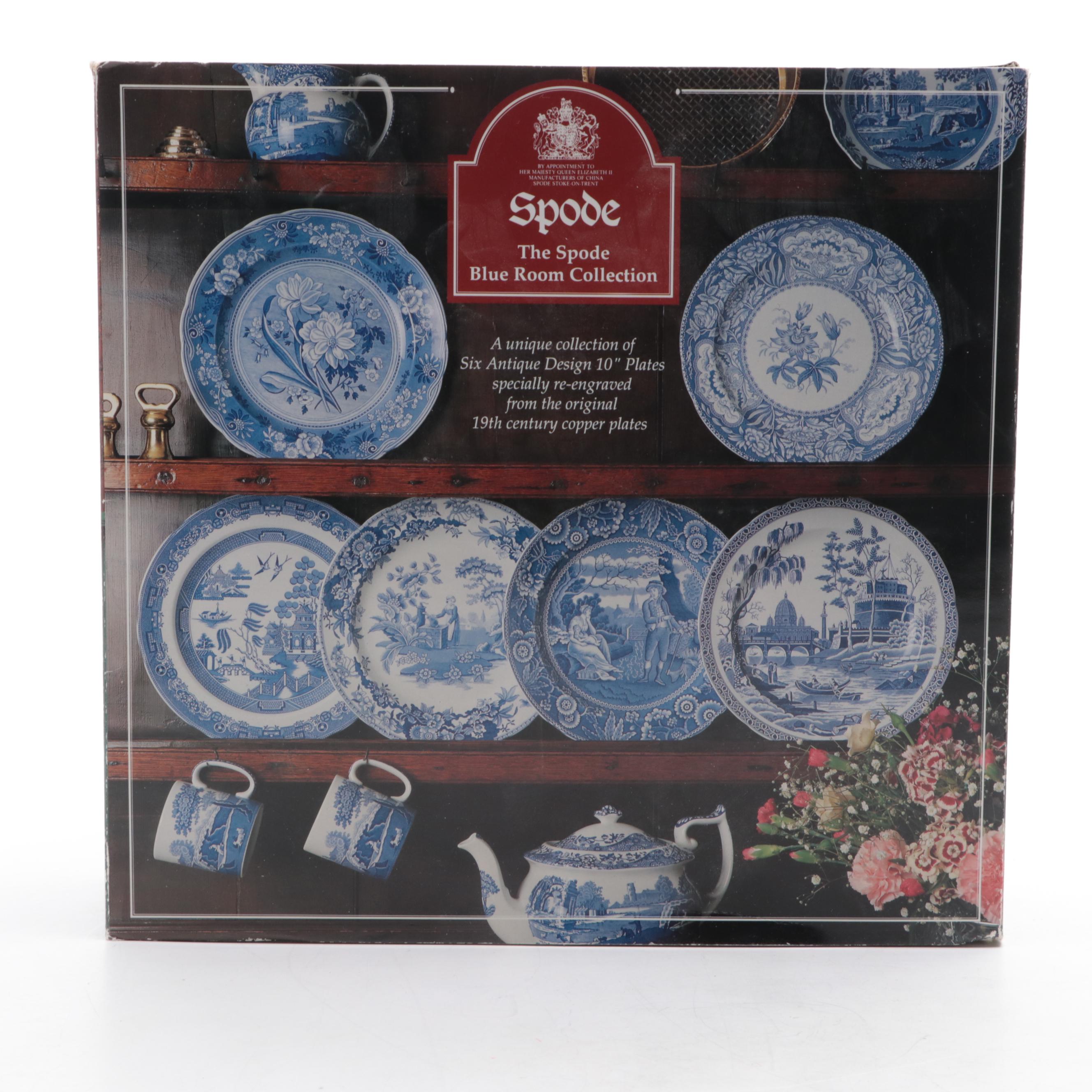 Spode Blue Room Collection Plates