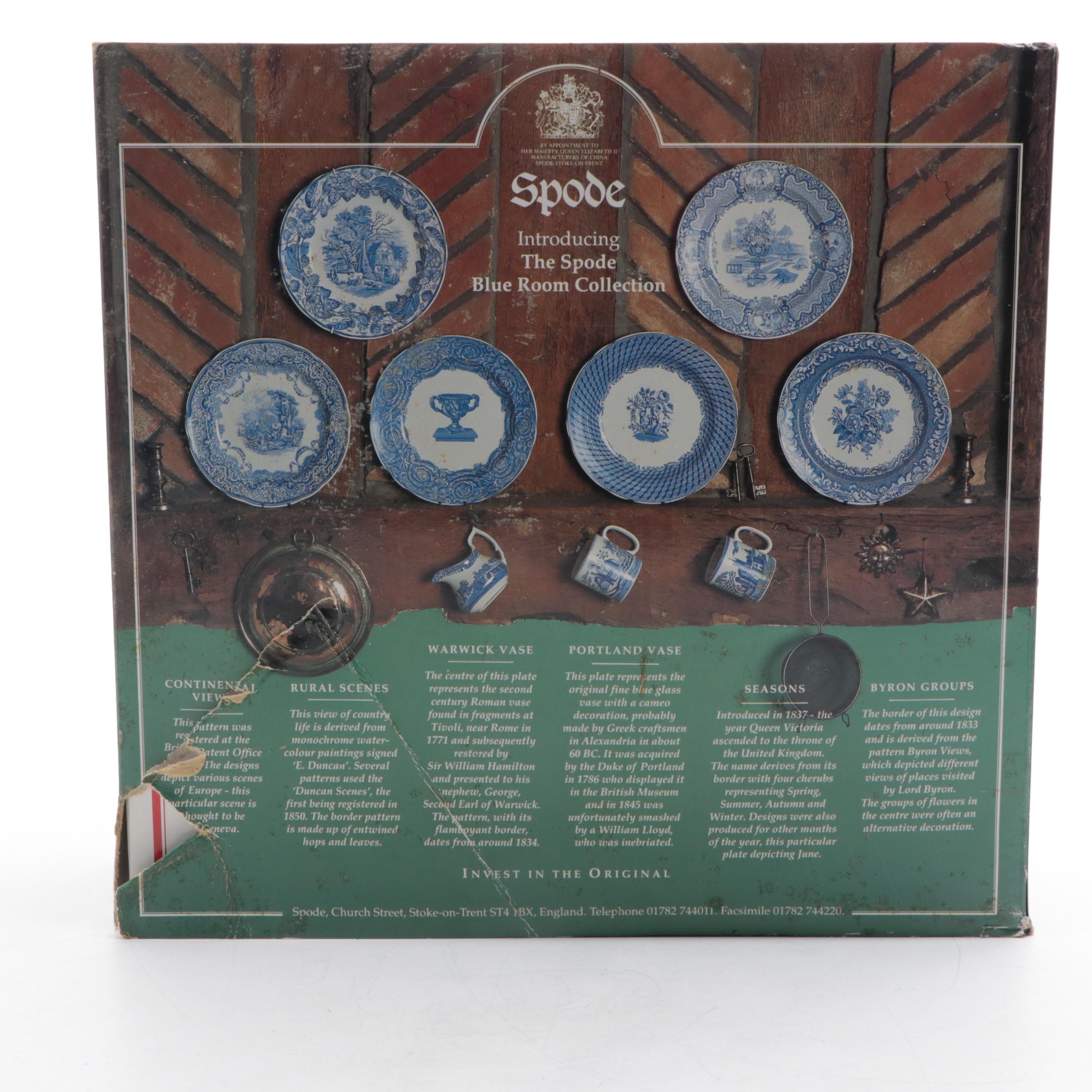 Spode Blue Room Collection Plates