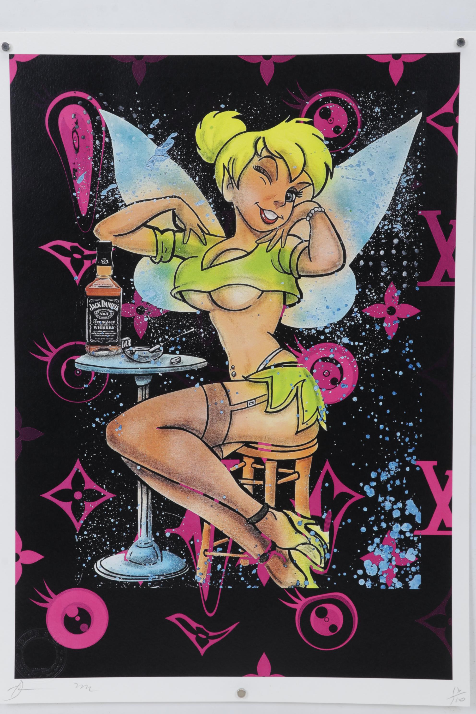 Death NYC Digital Pop Art Print "Tinkerbell", 2022