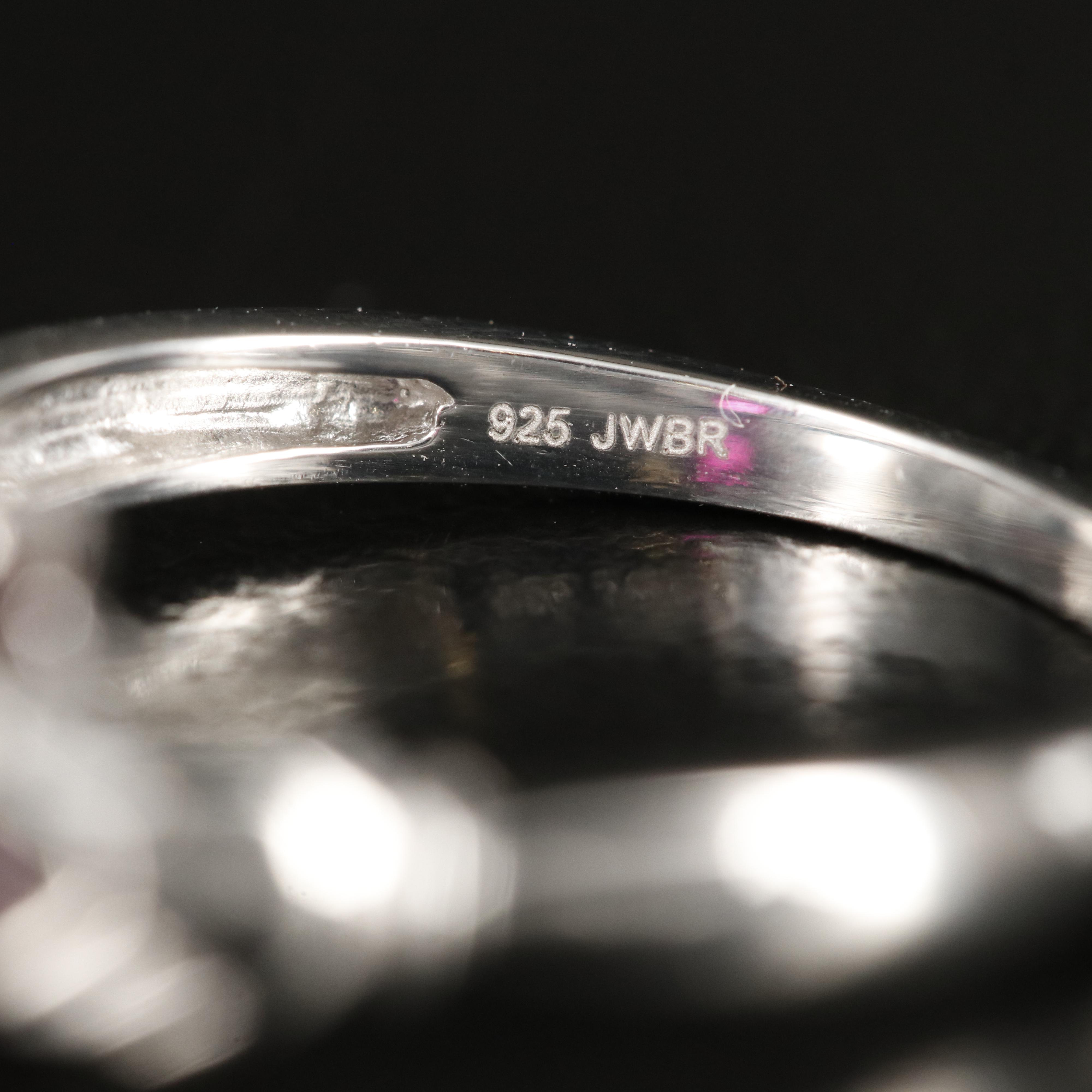 Sterling Ruby and Sapphire Ring